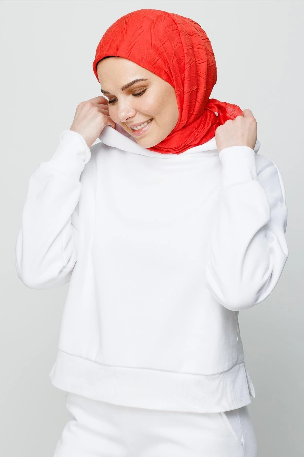 Toptan Piliseli Bambu Eşarp - Candy