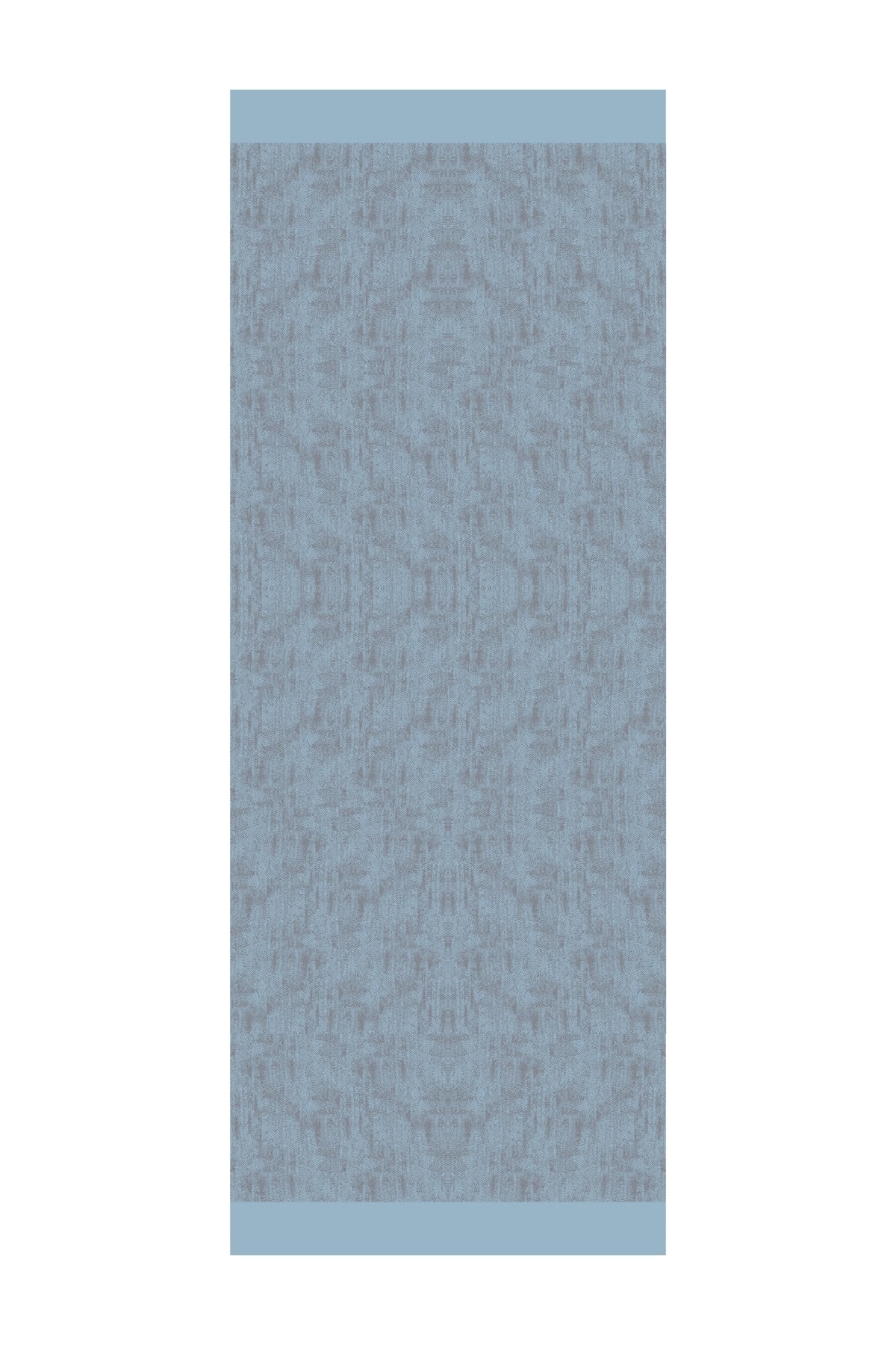 Toptan Sahra Desen Çift Taraflı Şal - Koyu Gri-Açık Mavi