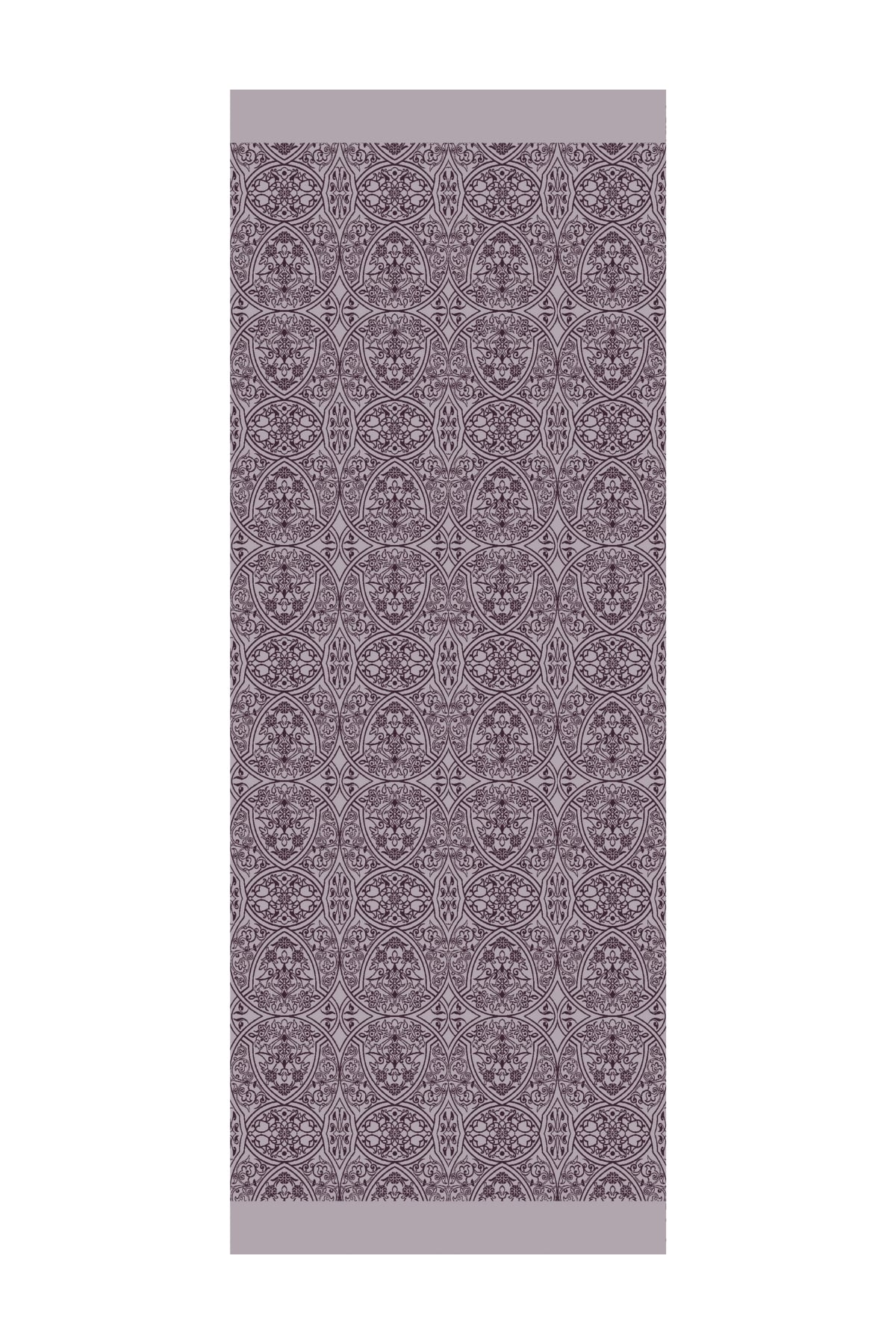 Morocco Pattern Double-Sided Shawl - Purple-Gray