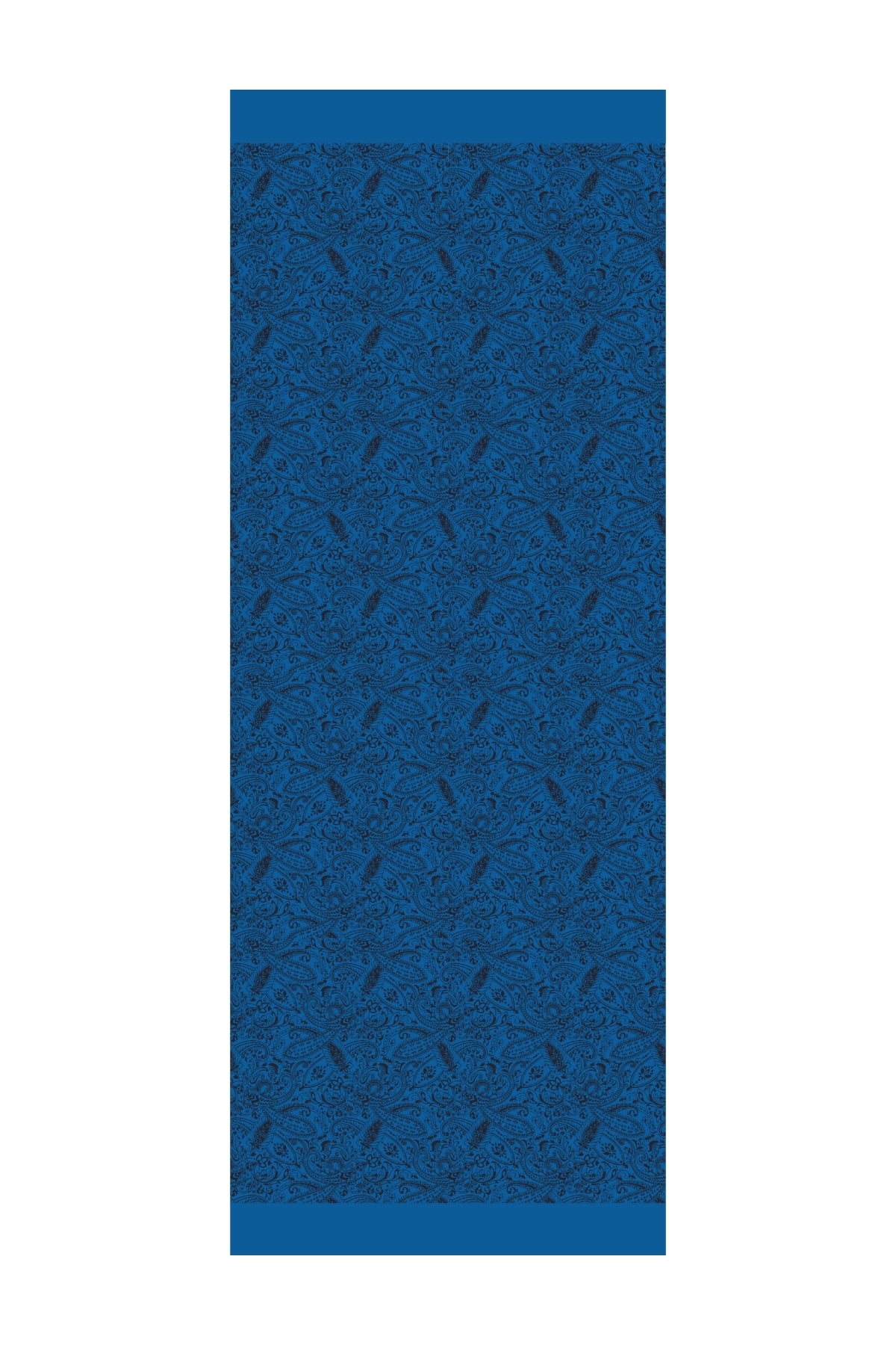 Velora-Pattern Reversible Shawl - Black-Indigo