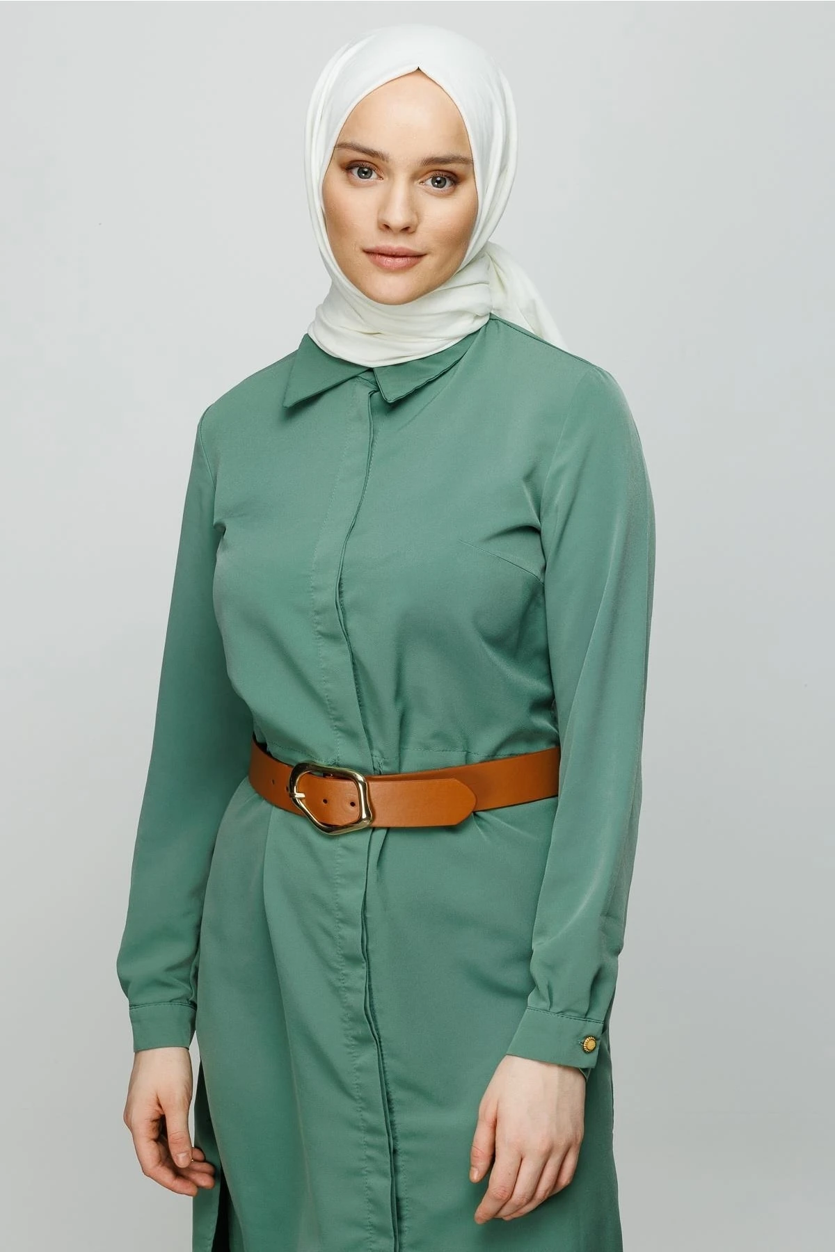 Cotton Crinkle Shawl - Ecru