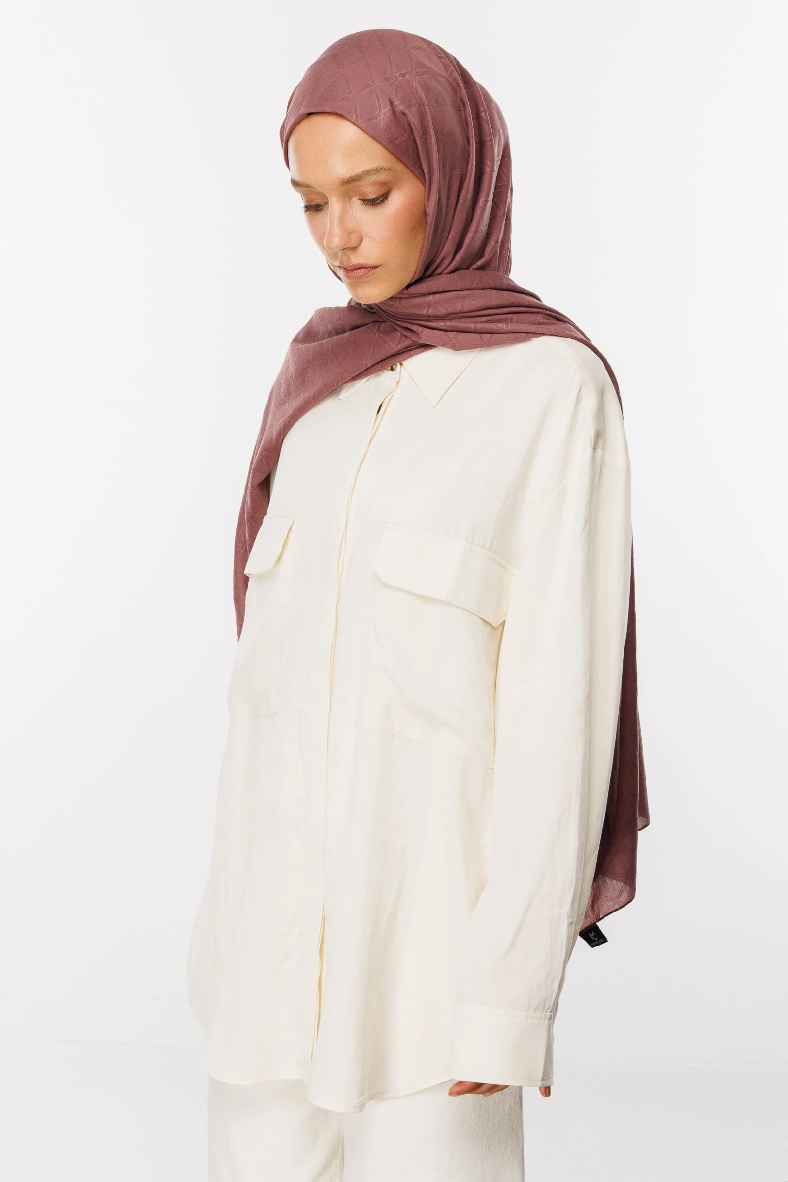 Bamboo Jacquard Shawl - Yalı