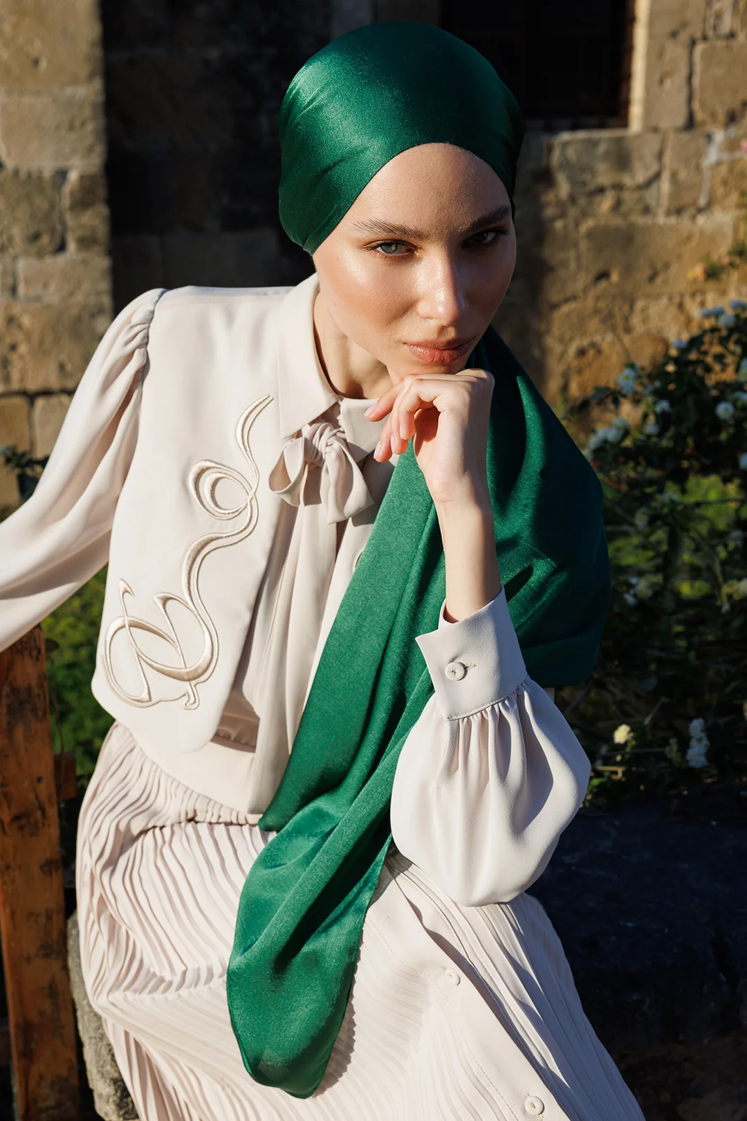 Toptan Diamond Aura Şal - Yeşim