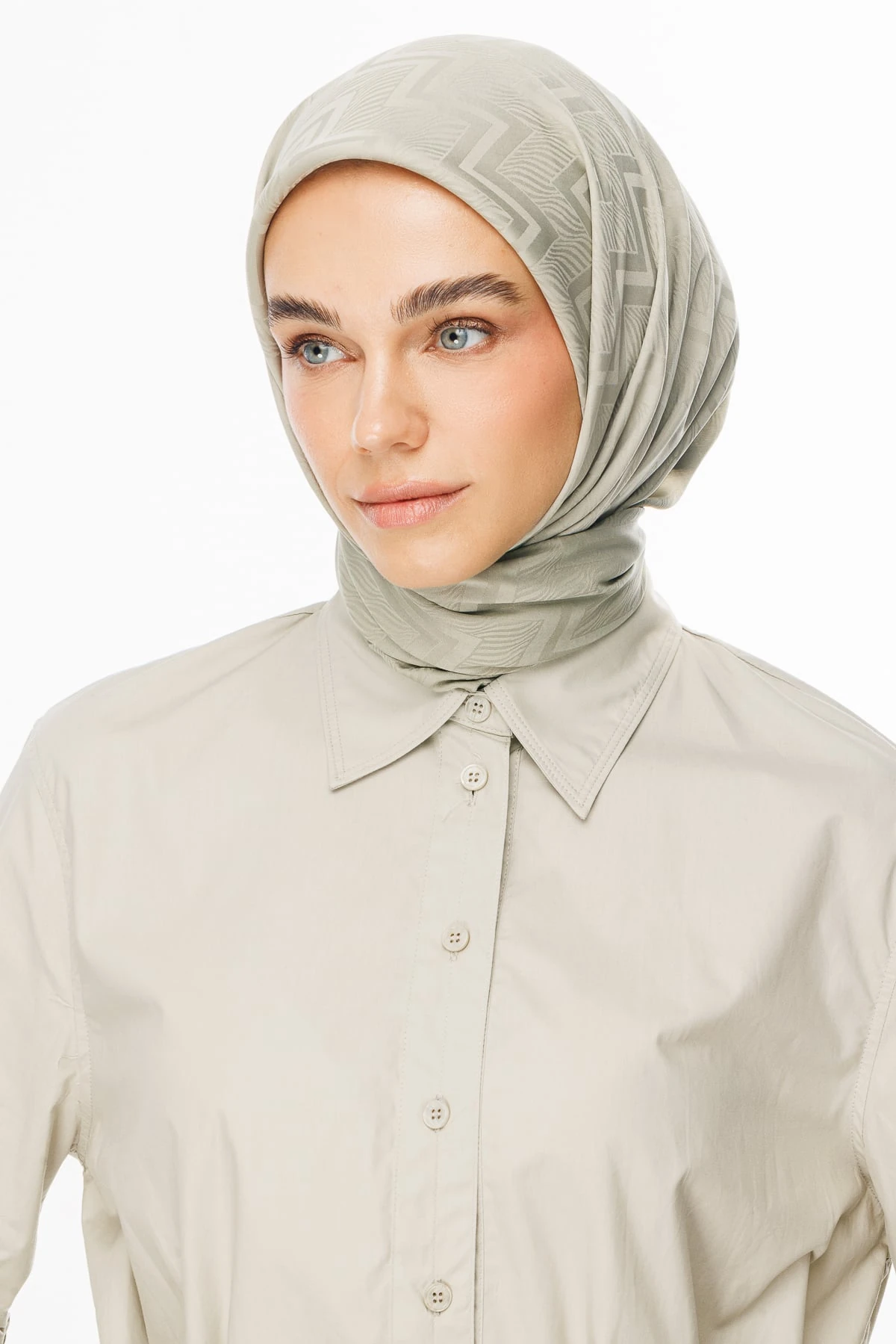 Toptan Viora Desen İpeksi Jakar Eşarp - Ada Çayı