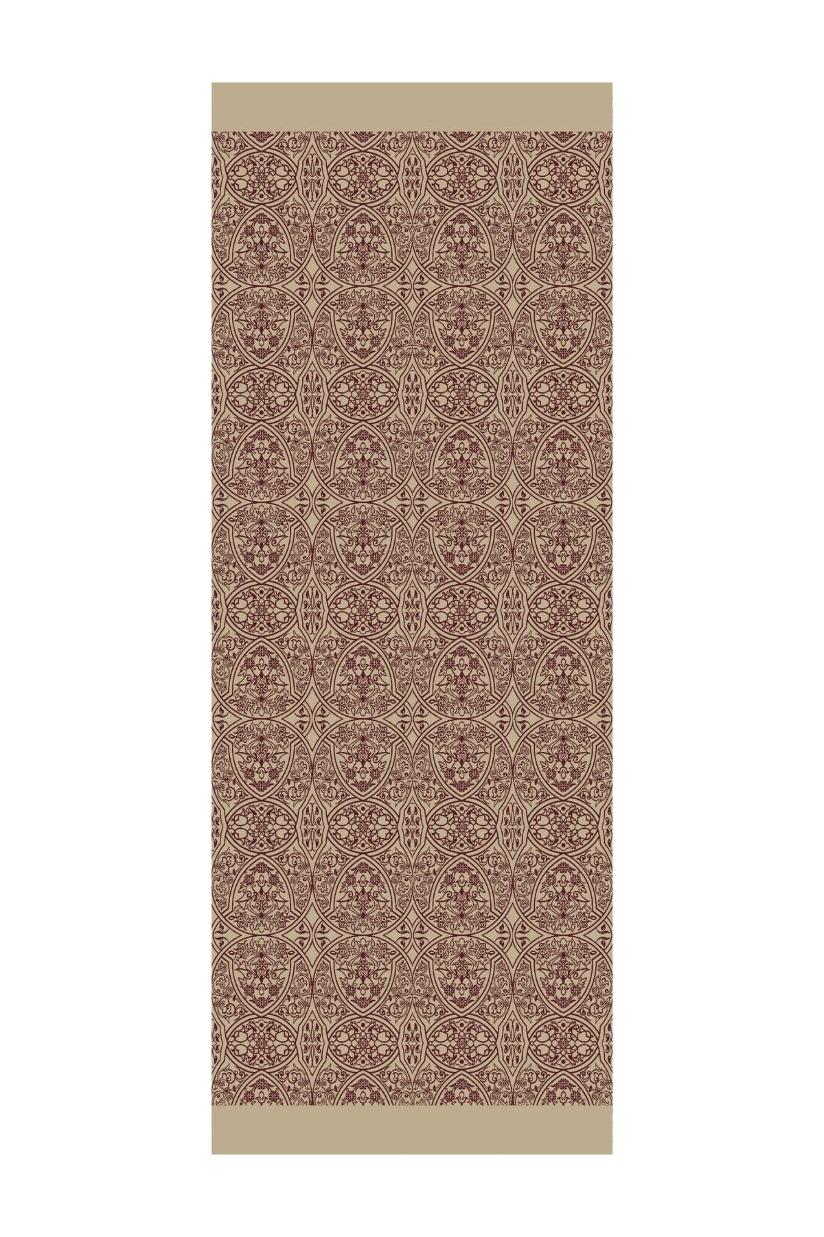 Toptan Morocco Desen Çift Taraflı Şal - Mürdüm-Somon