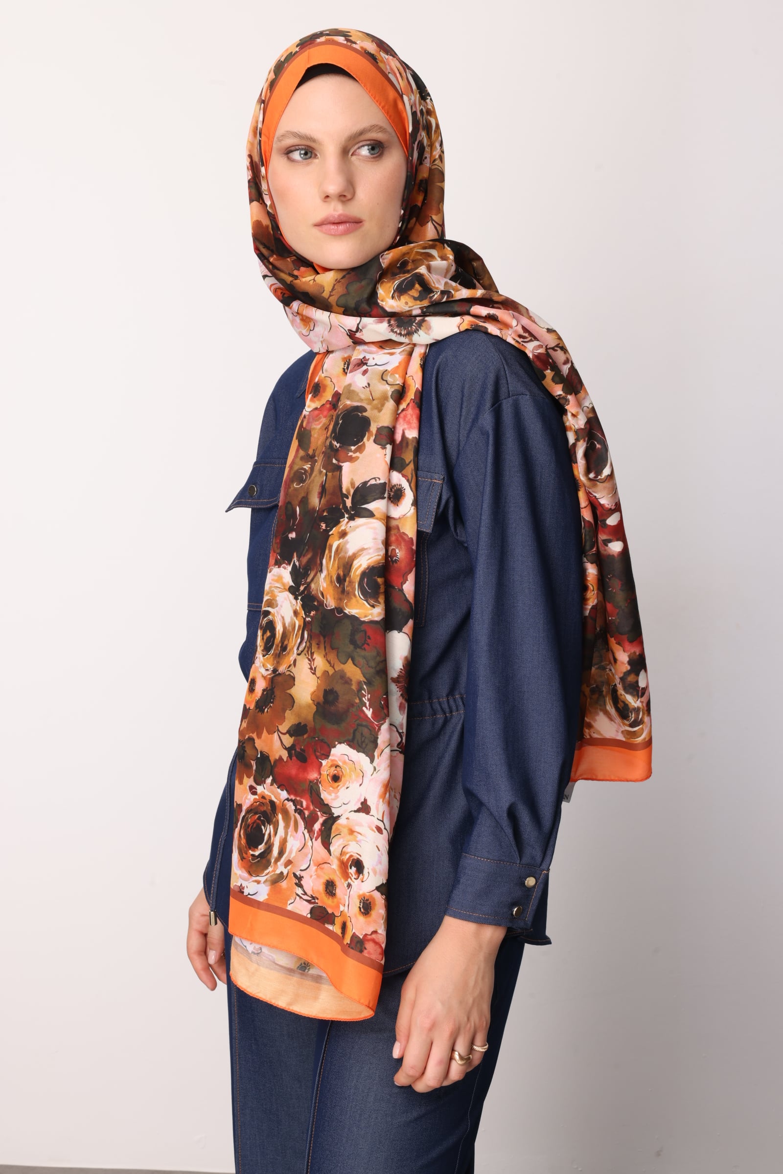 Toptan Vensel Desen Pamuk Şal