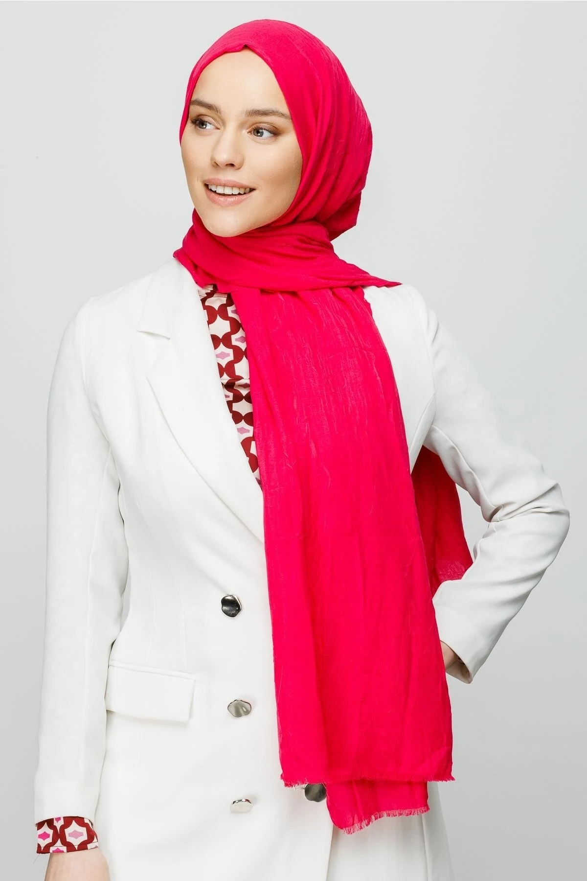 Bamboo Shawl - Fuchsia