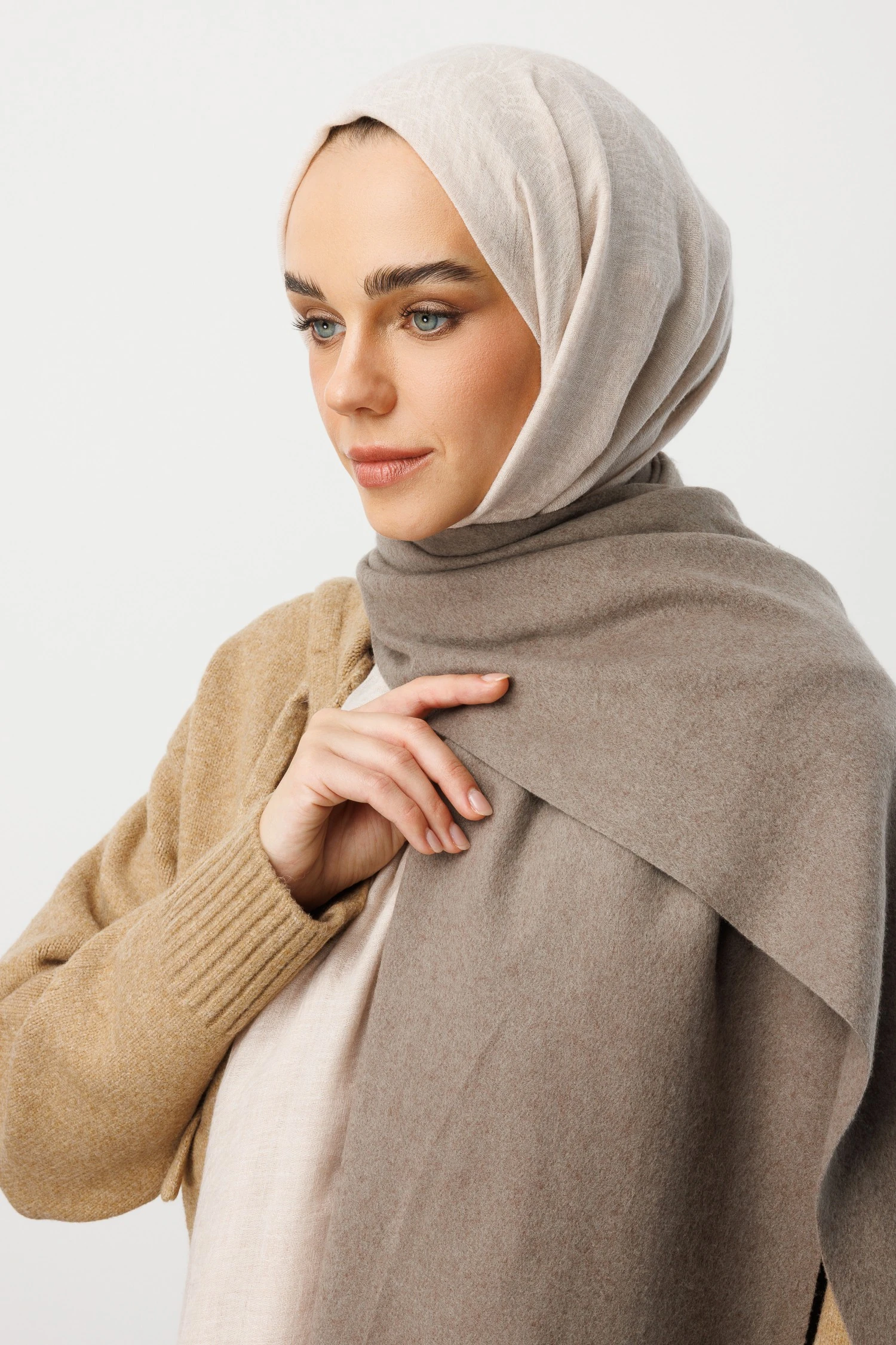 Wholesale Wool Muffler - Mink