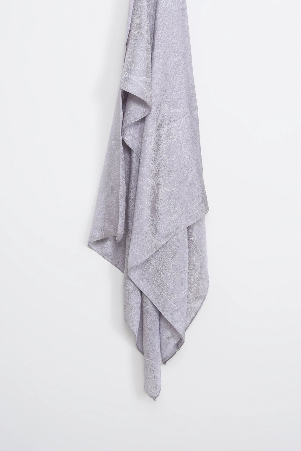 Toptan Vera Desen Shine Line Şal - Gri-Gri