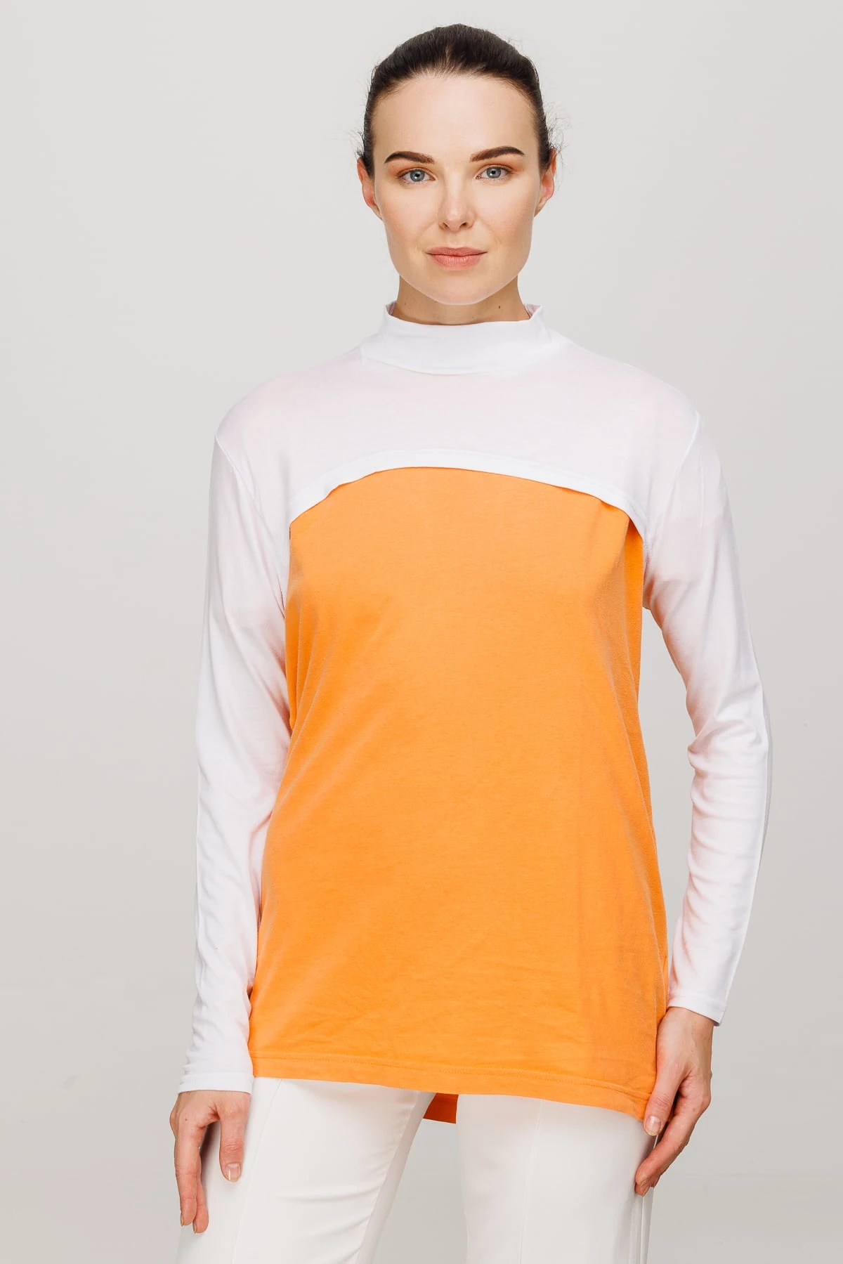 Toptan Boyunluklu Kolluk - Beyaz