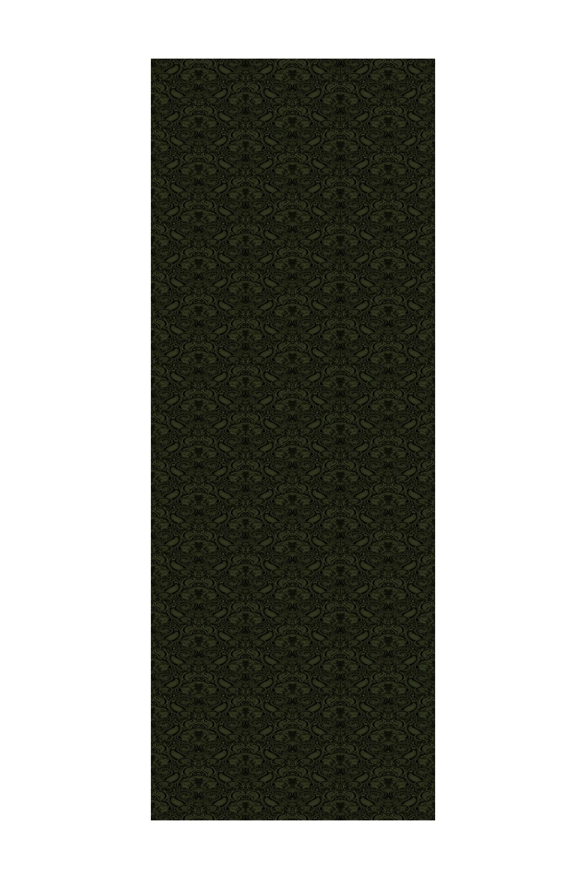 Moren Pattern Shine Line Shawl - Black-Khaki