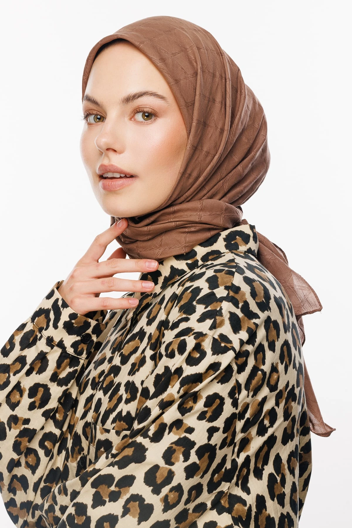 Bamboo Jacquard Scarf - Canyon