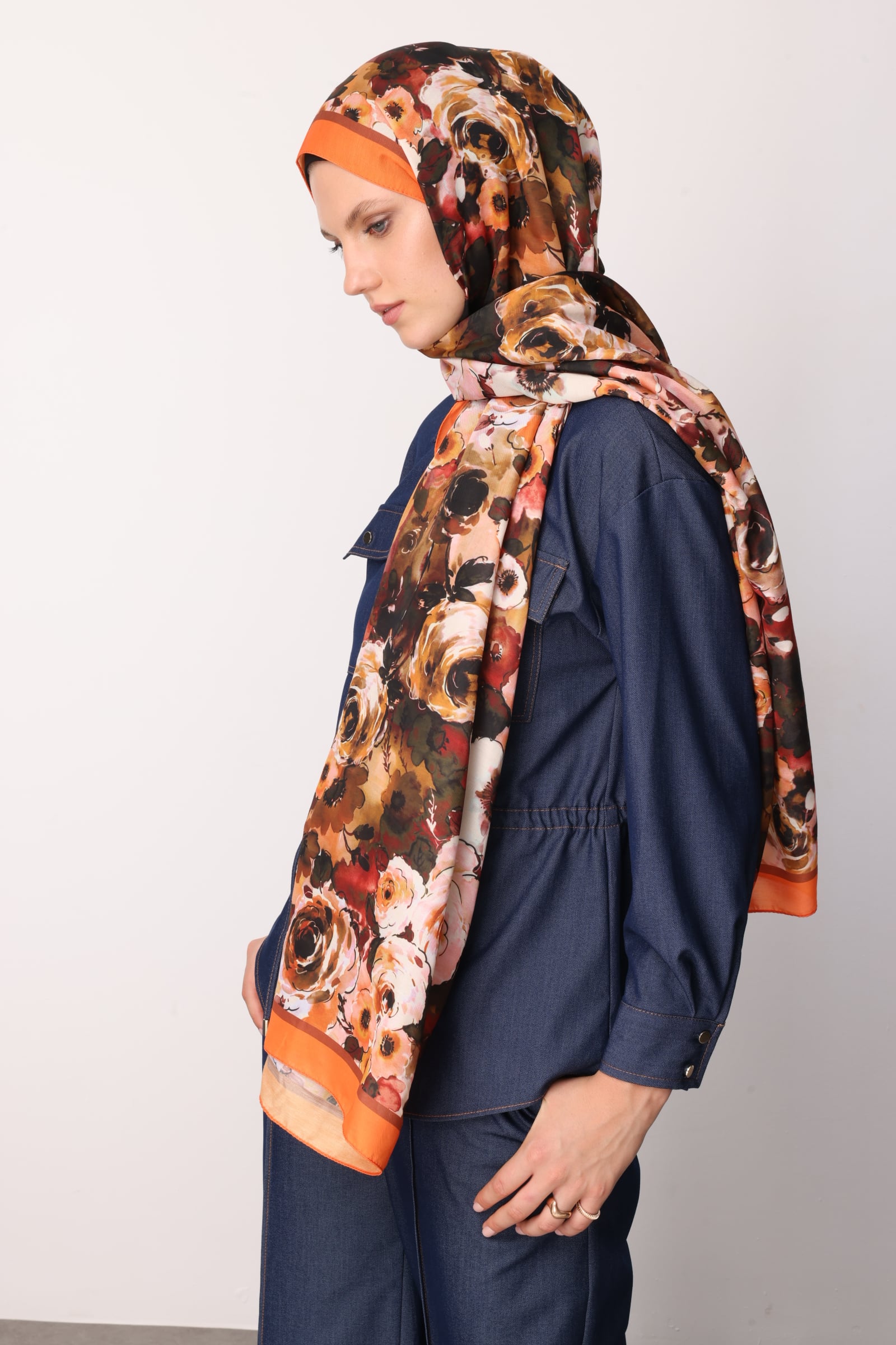 Toptan Vensel Desen Pamuk Şal