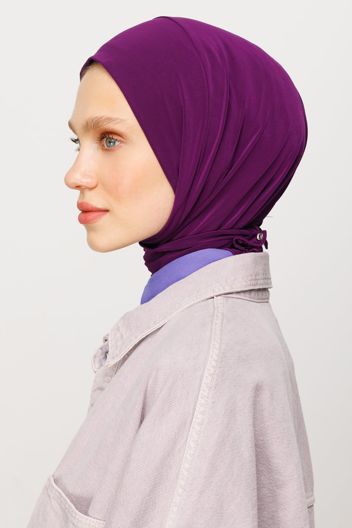 Toptan Hazır Şal - Menekşe