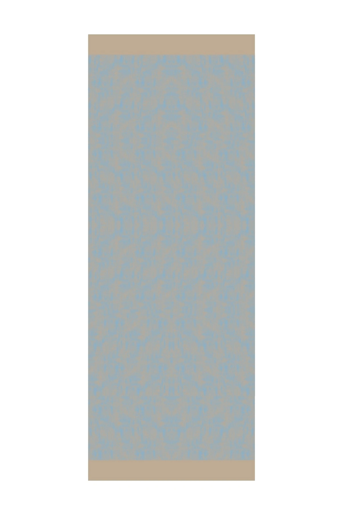 Toptan Sahra Desen Çift Taraflı Şal - Vizon-Turkuaz