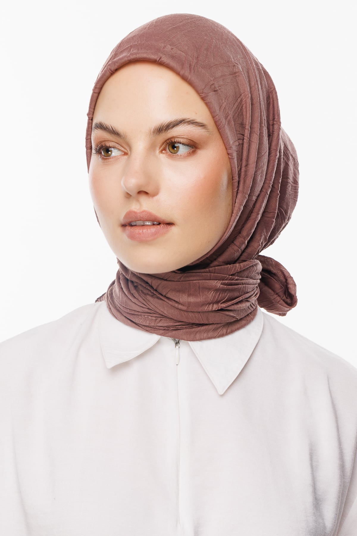 Toptan Piliseli Bambu Eşarp - Garnet