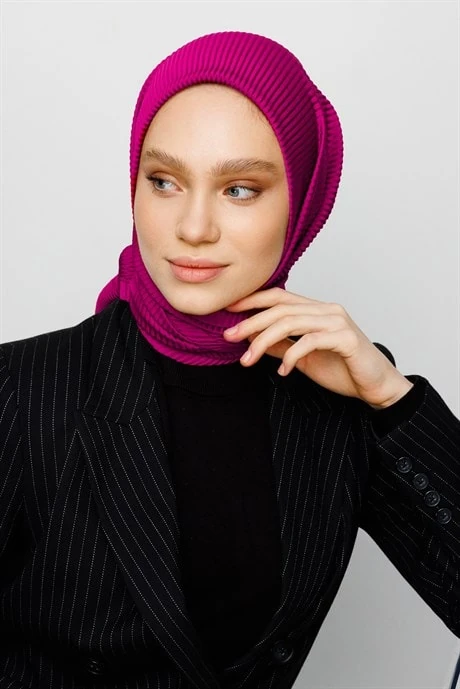 Toptan Pilise Eşarp - Şarabi