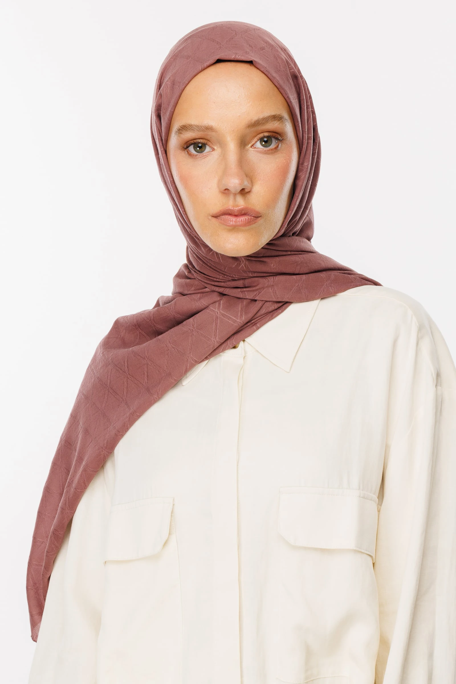 Bamboo Jacquard Shawl - Yalı