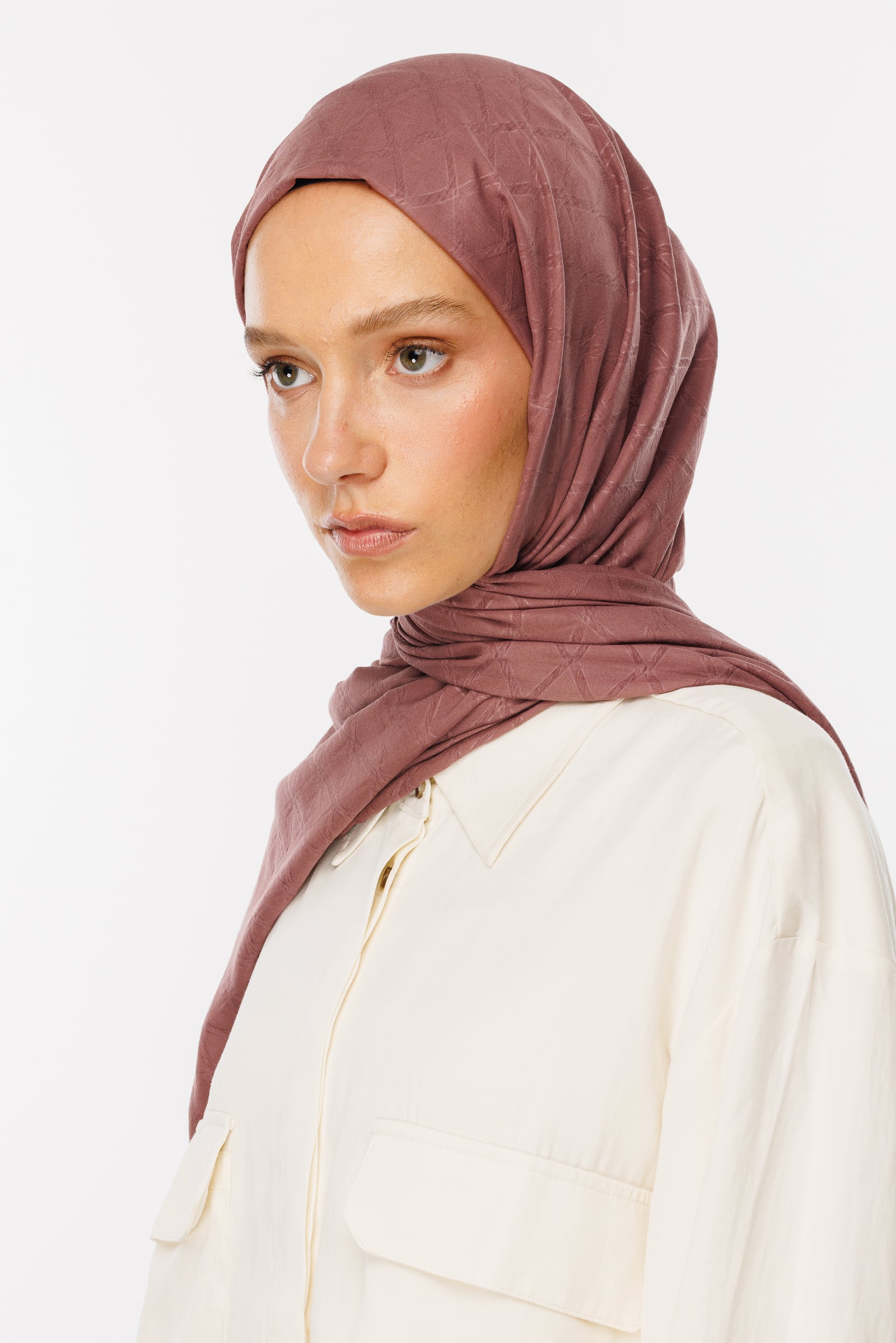 Bamboo Jacquard Shawl - Yalı