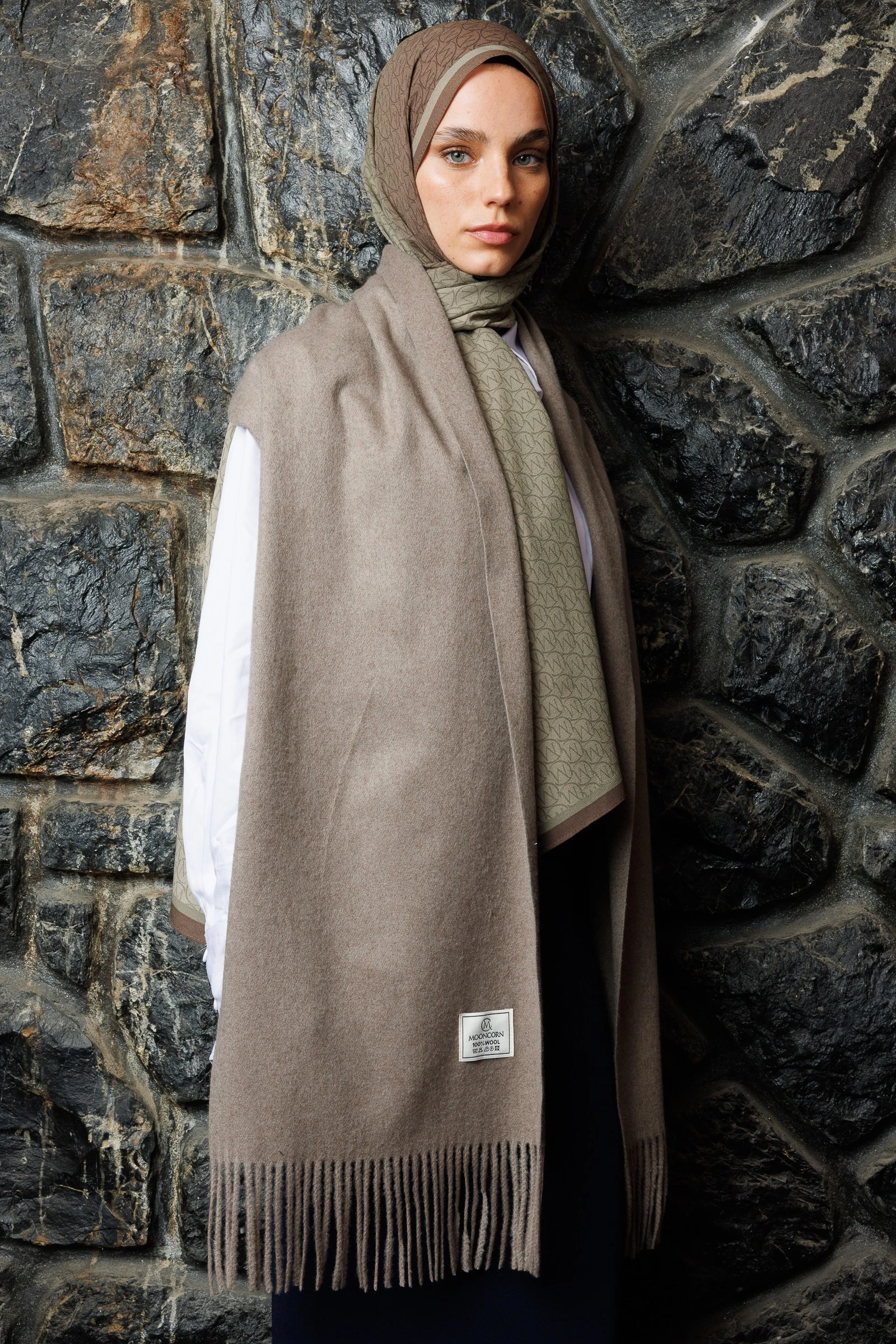 Wholesale Wool Muffler - Mink