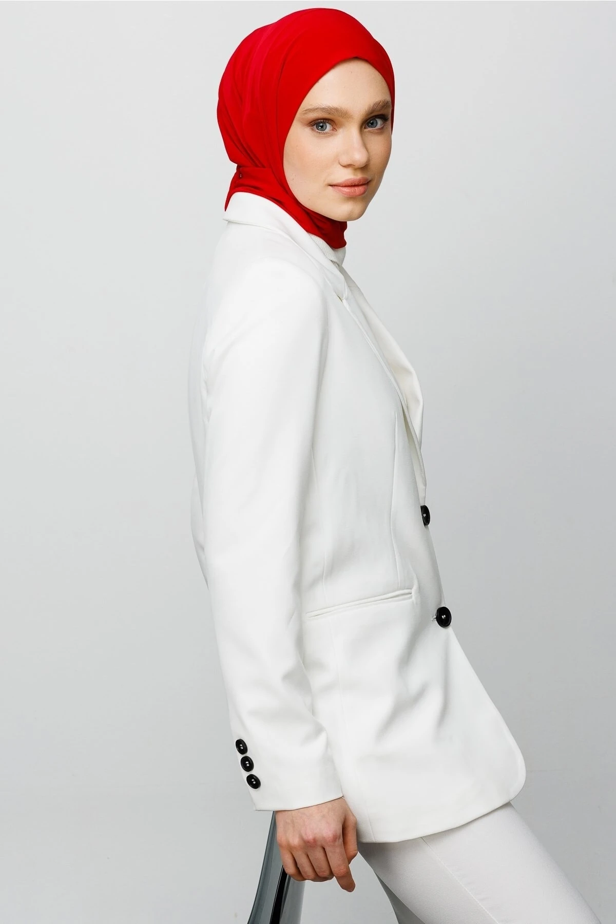 Wholesale Ready Shawls - Red