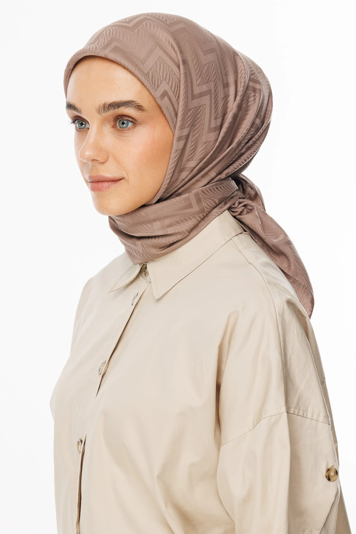 Toptan Viora Desen İpeksi Jakar Eşarp - Kanyon