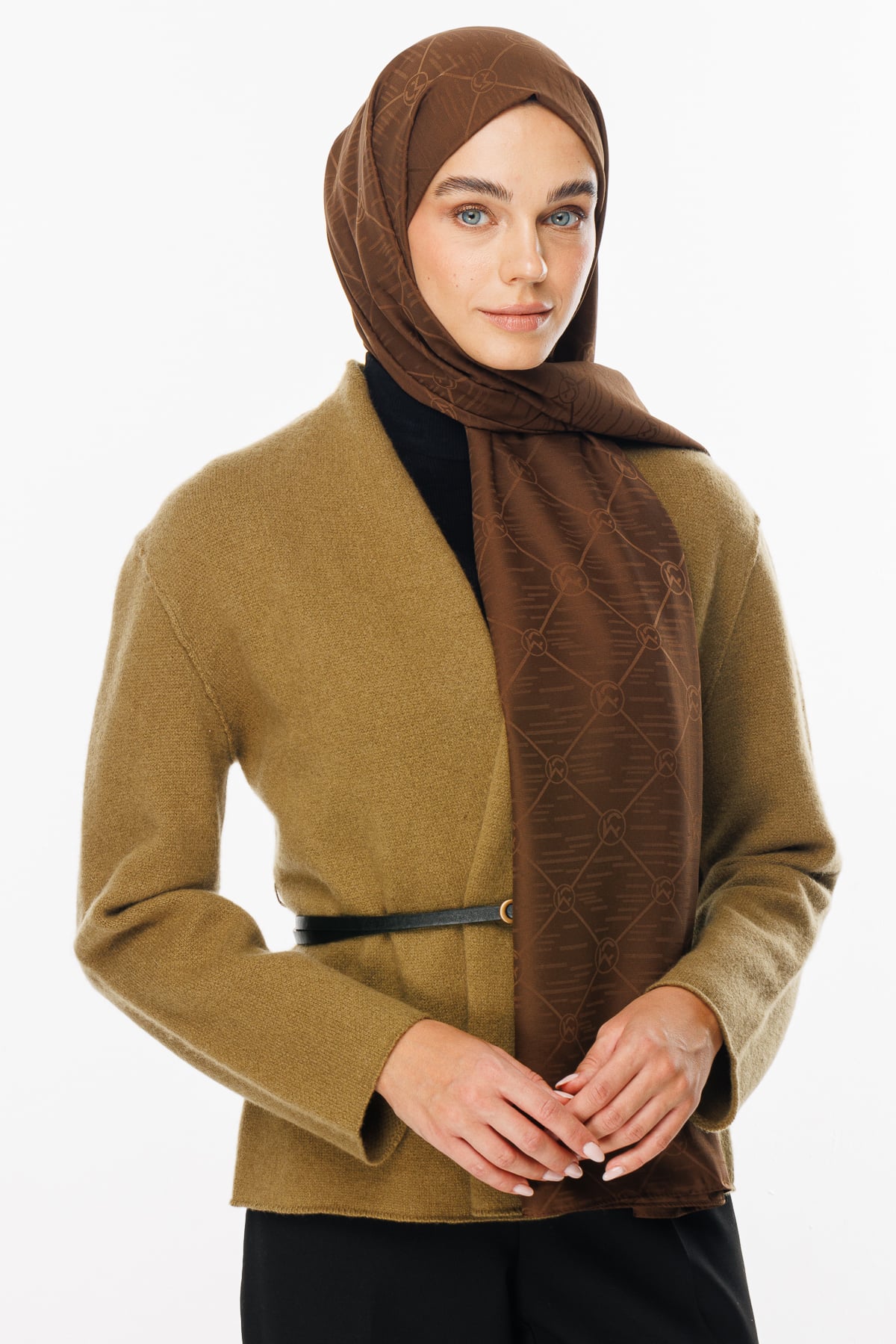 Toptan Moon Is Desen Jakar Şal - Bitter