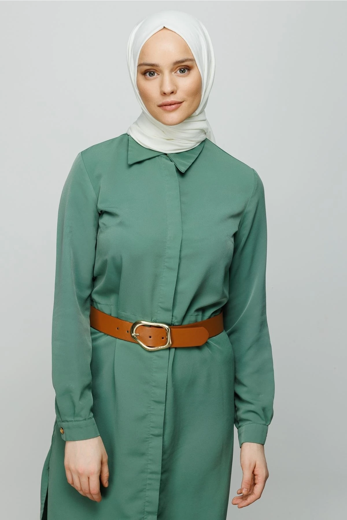 Cotton Crinkle Shawl - Ecru