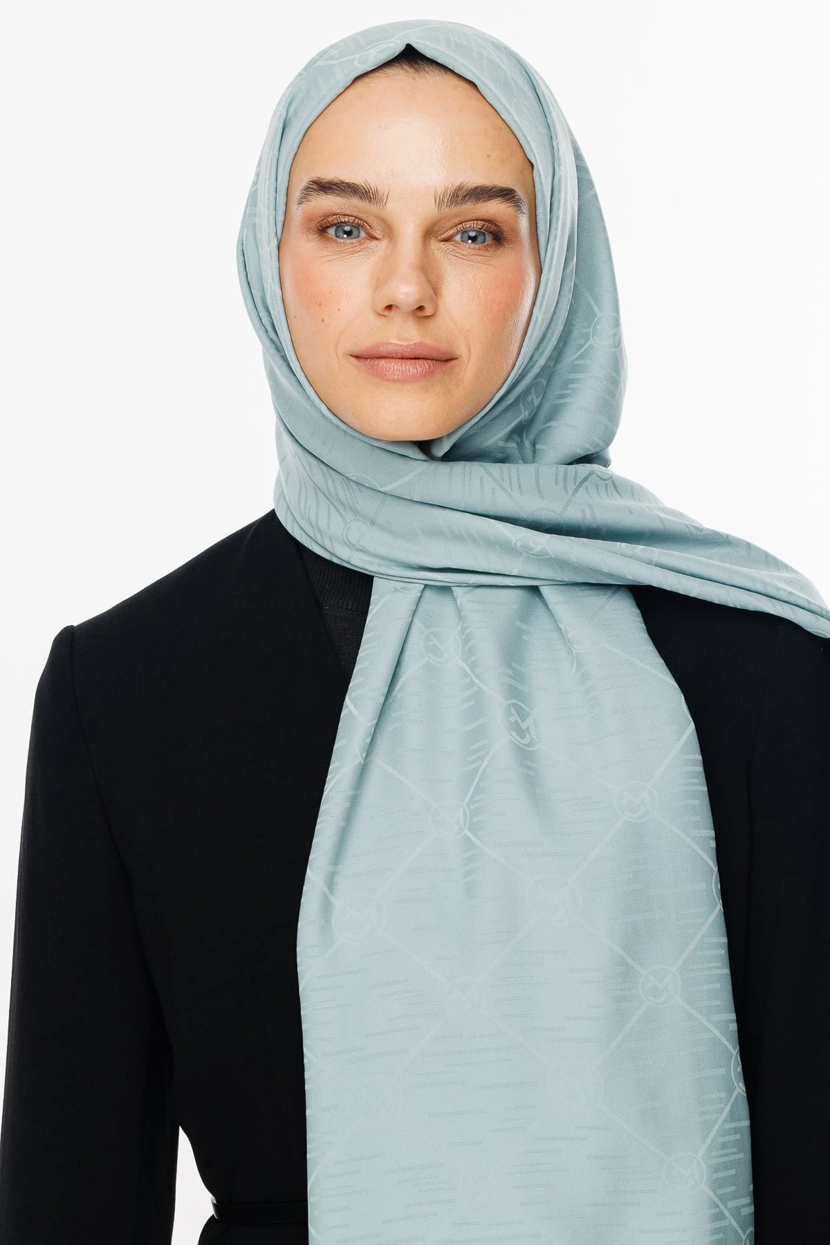 Moon Is Pattern Jacquard Shawl - Cagla