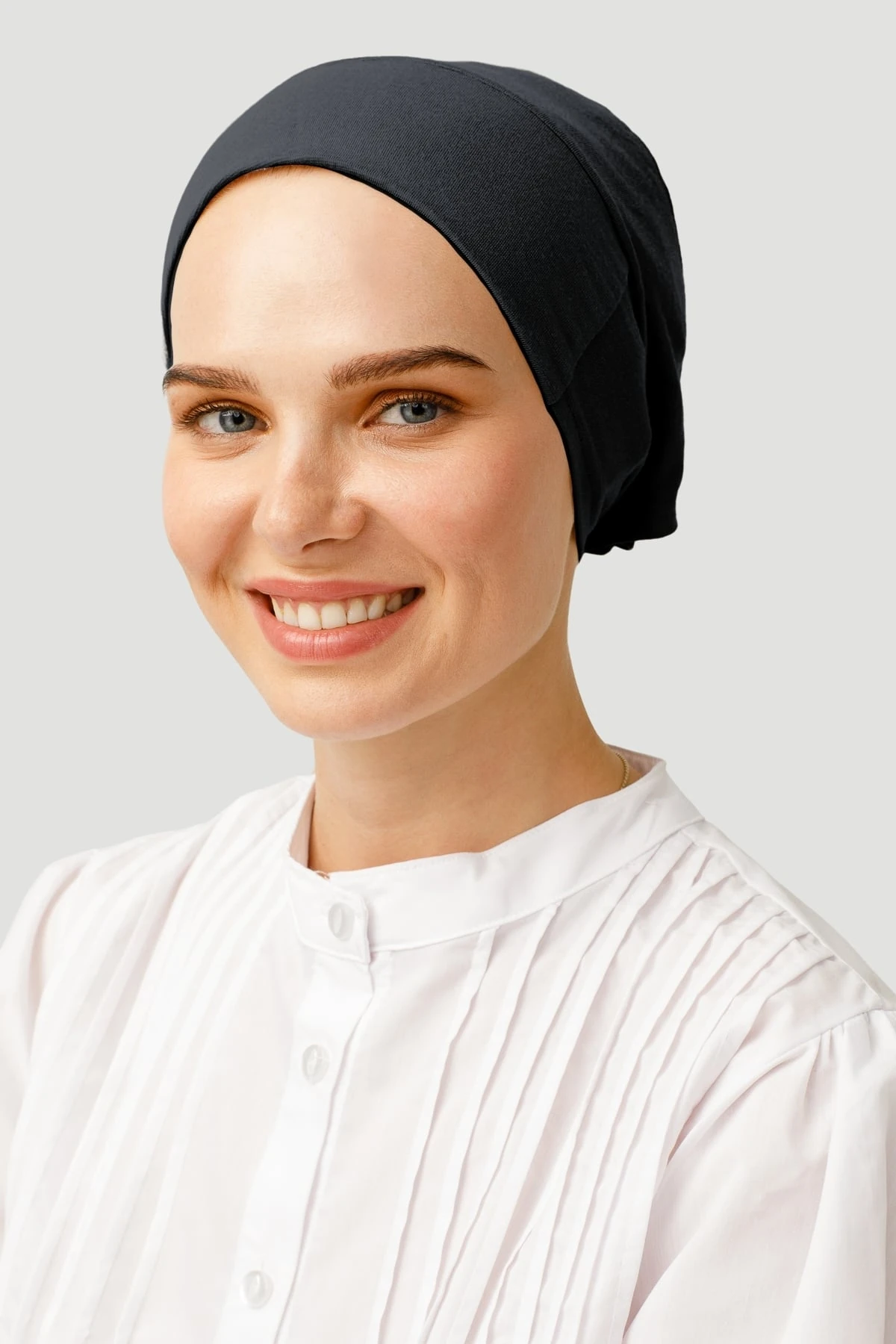 Toptan Dikişsiz Bağlamalı Bone - Siyah