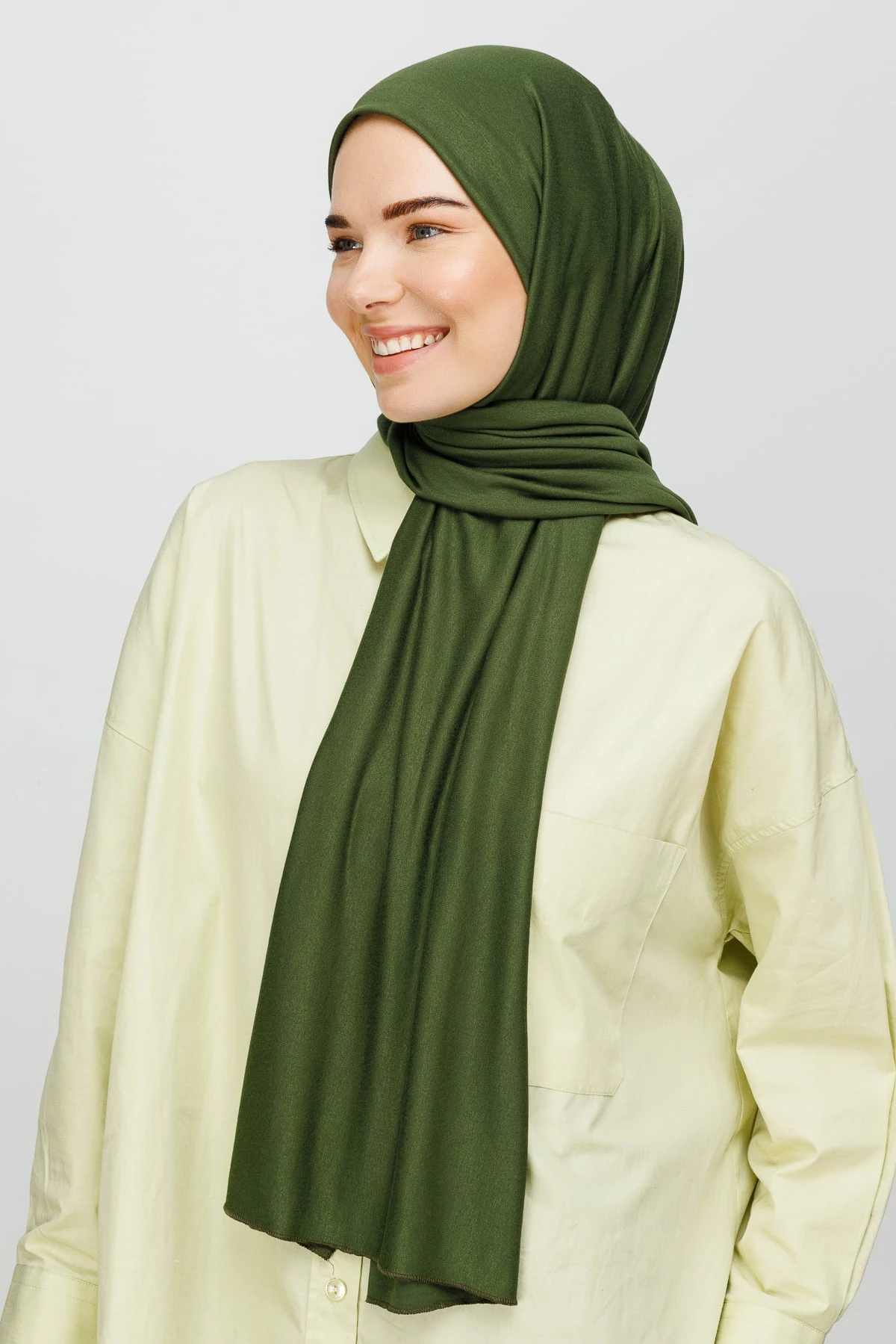 Jersey Shawl - Army Green