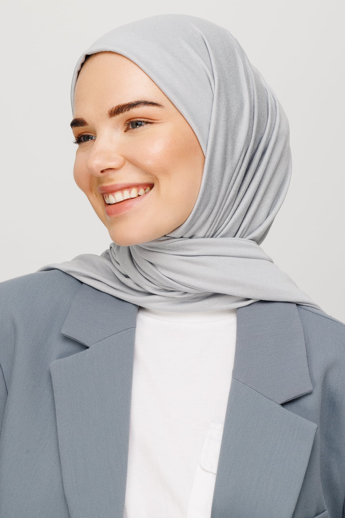 Toptan Penye Şal - Gümüş