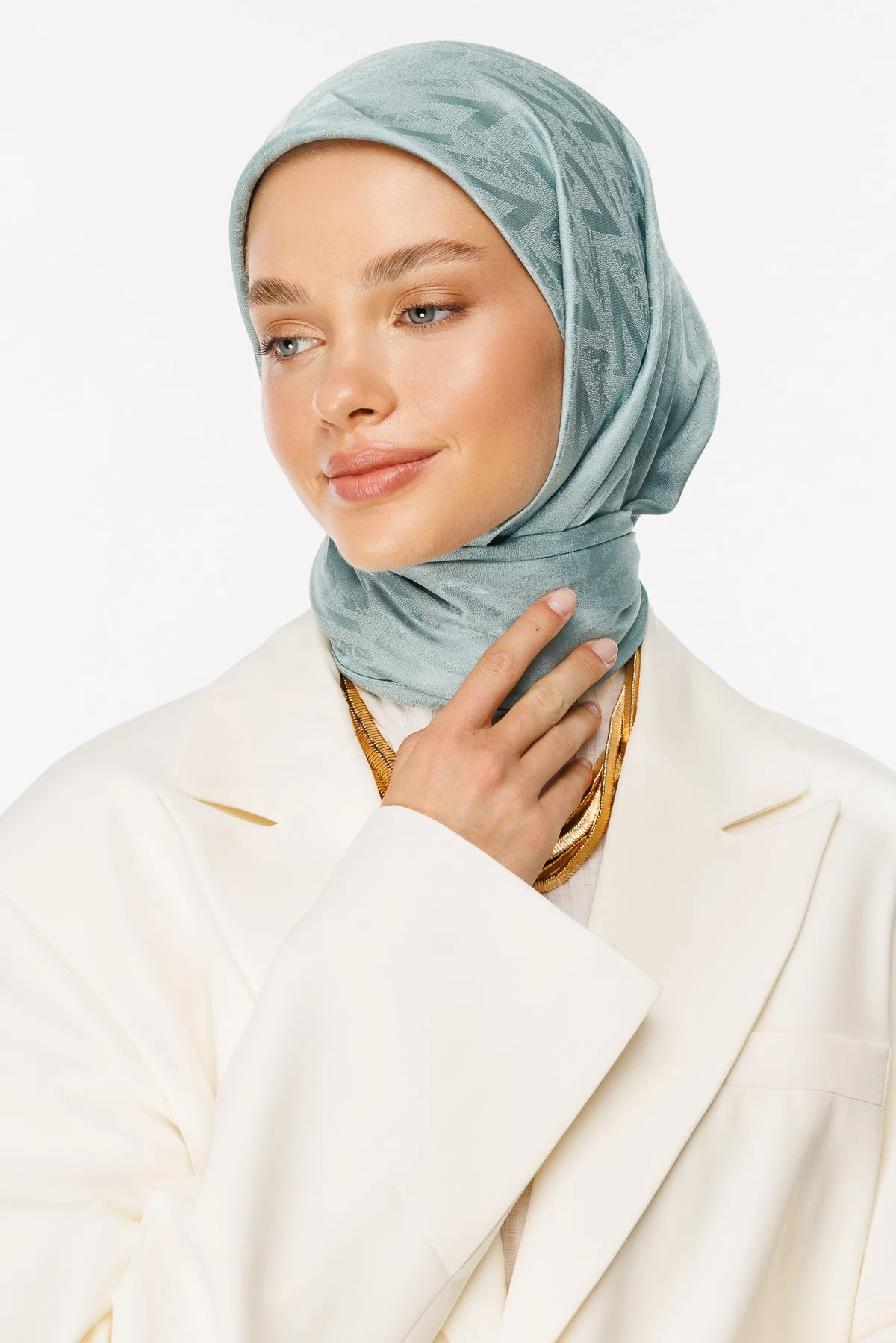 Luxury Jacquard Scarf - Cagla
