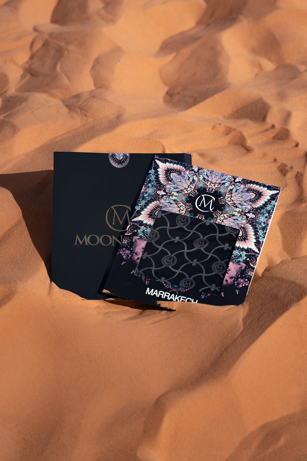 Toptan Riad Desen Çift Taraflı Şal - Zeytin-Mor