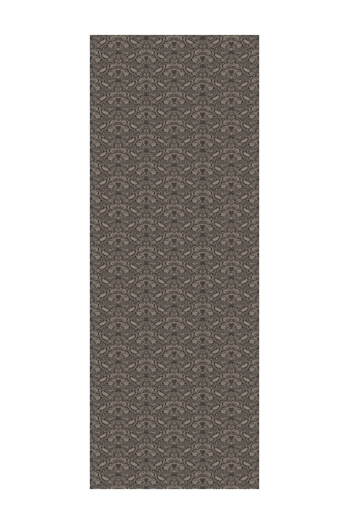 Moren Pattern Shine Line Shawl - Black-Beige