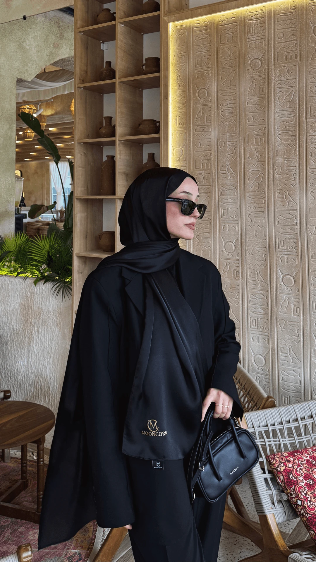 Toptan Diamond Aura Şal - Siyah