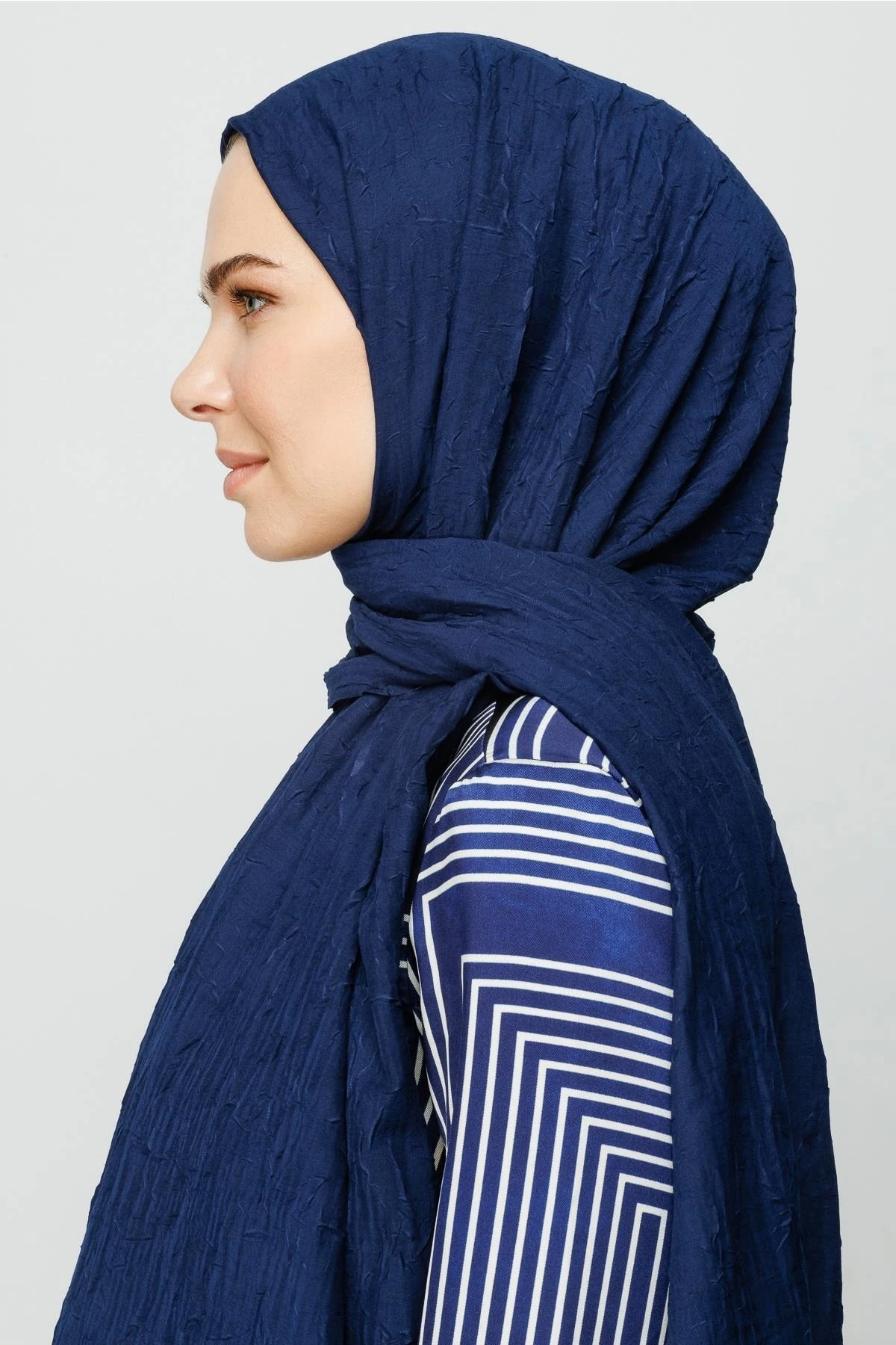 Bamboo Shawl - Navy Blue