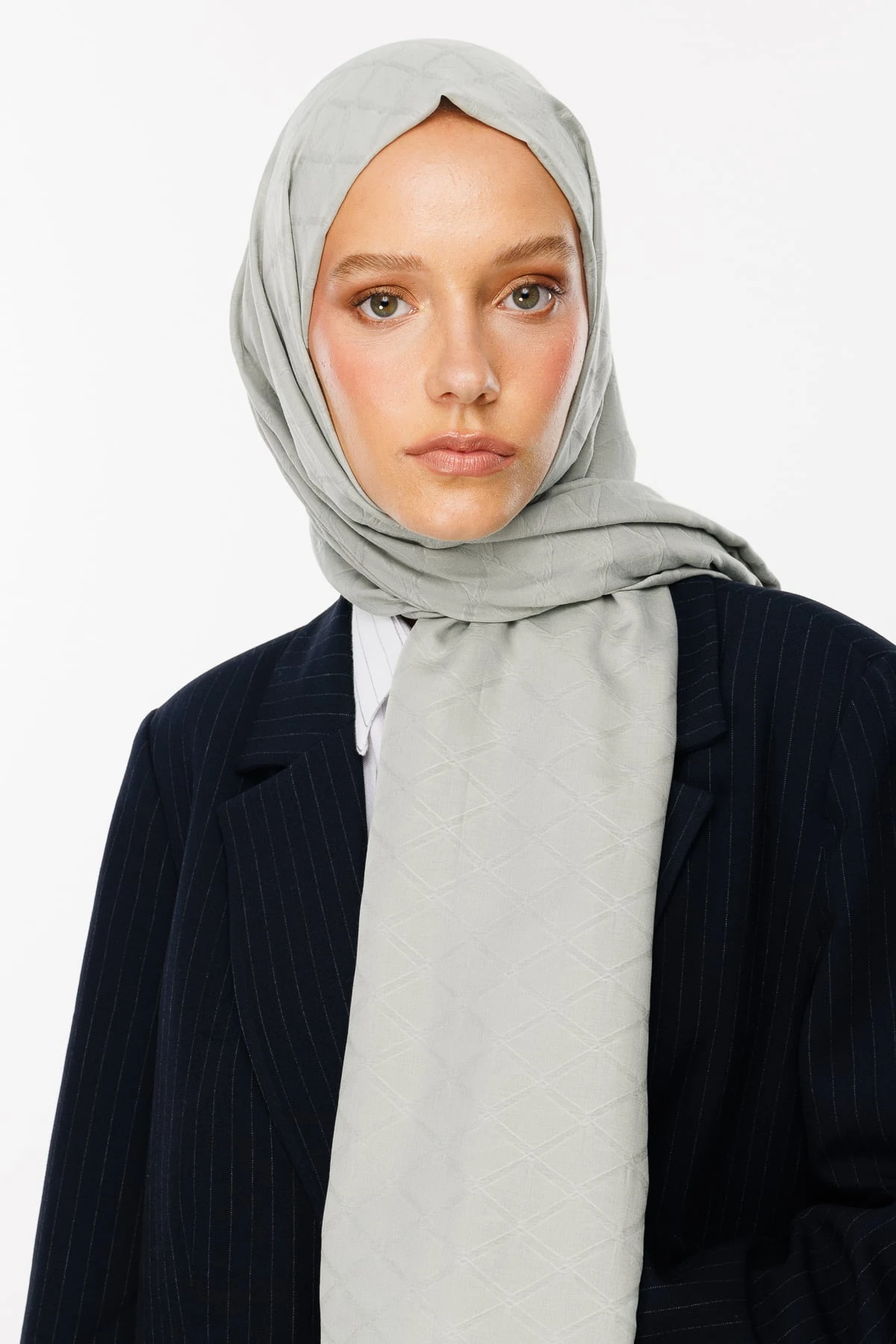 Bamboo Jacquard Shawl - Defne