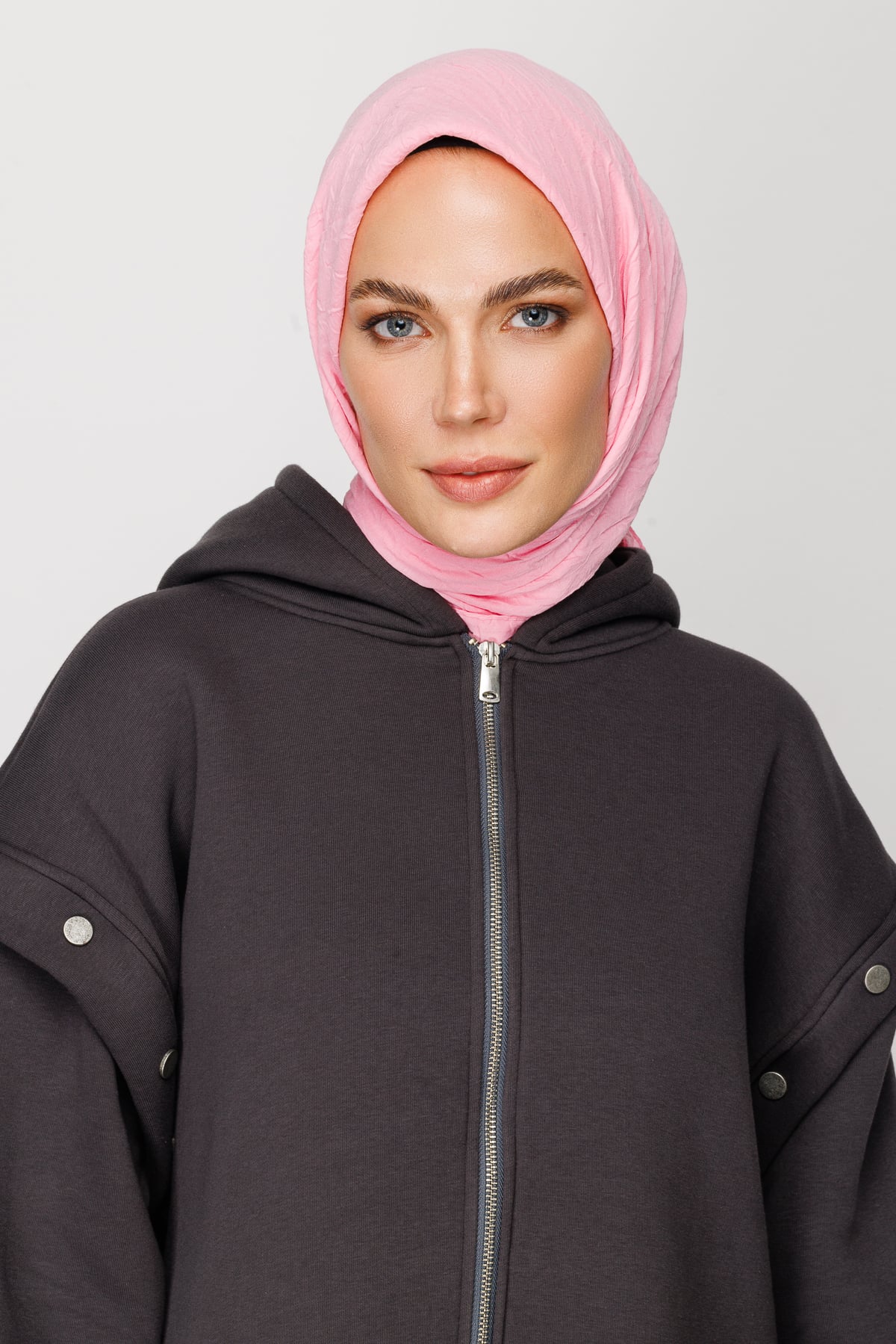 Toptan Bambu Eşarp - Şeker Pembe