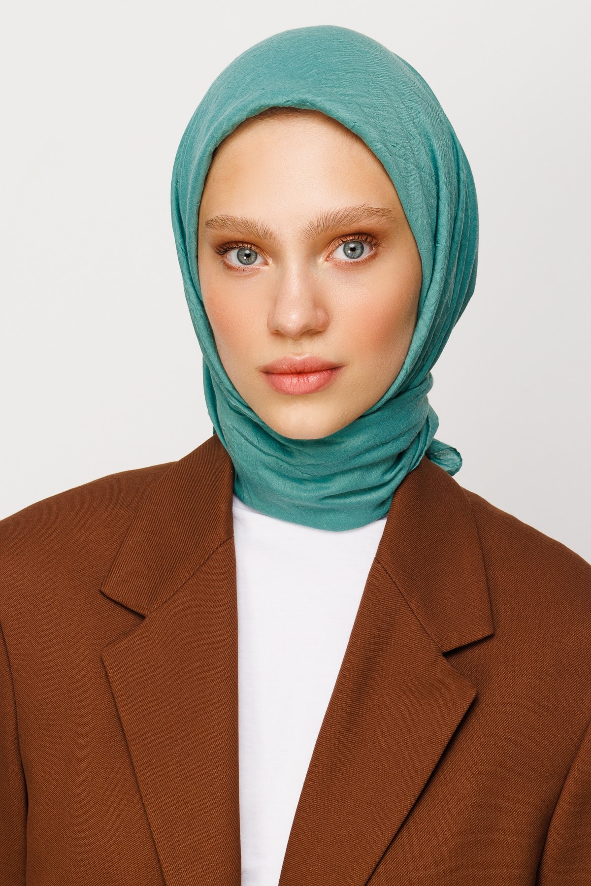 Toptan Bambu Eşarp - Mint Yeşili