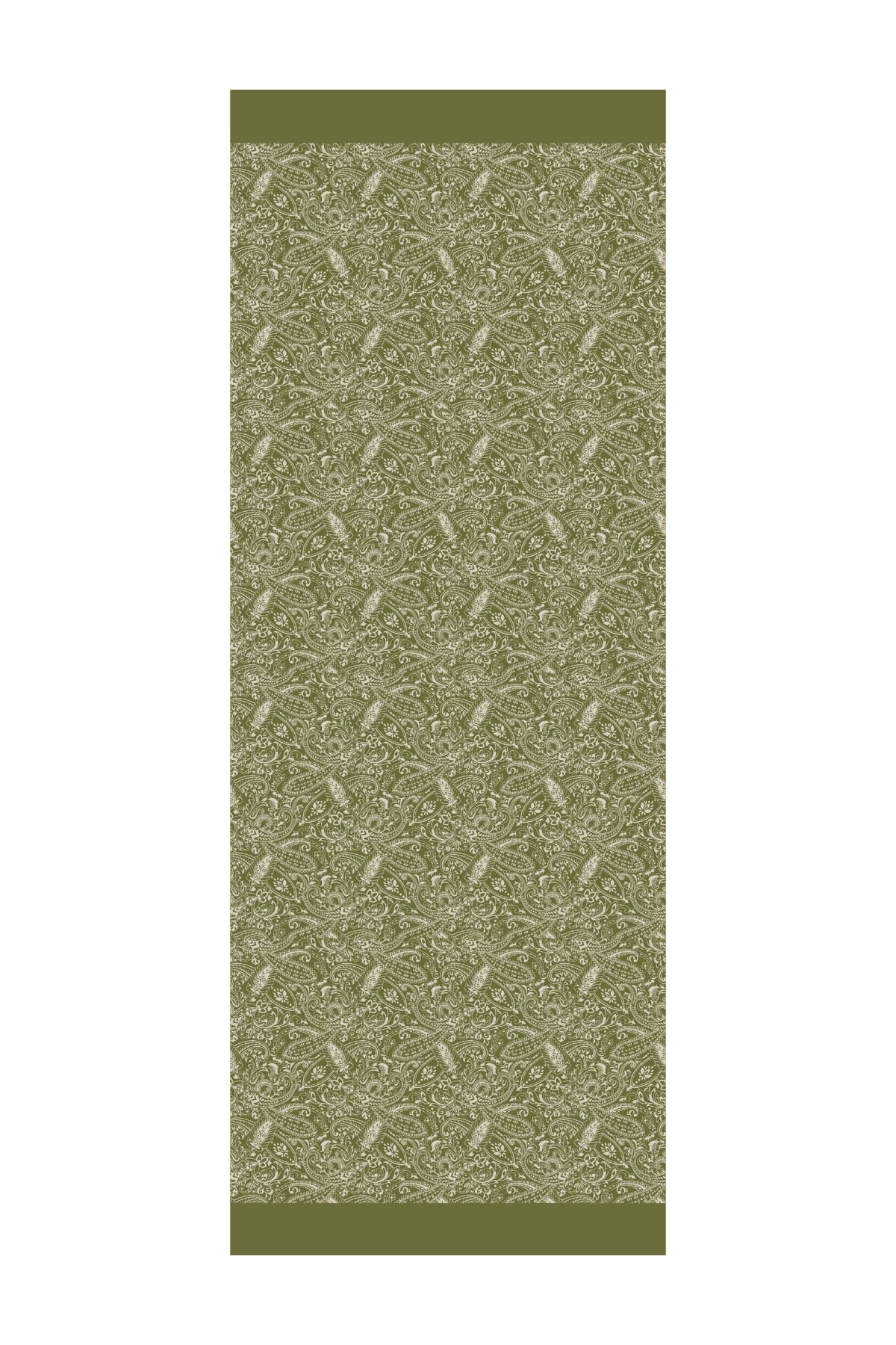 Toptan Velora Desen Çift Taraflı Şal - Haki-Somon