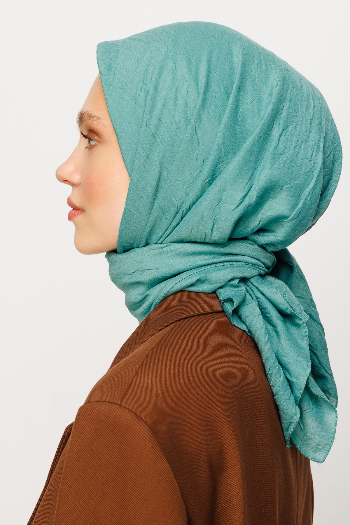 Toptan Bambu Eşarp - Mint Yeşili