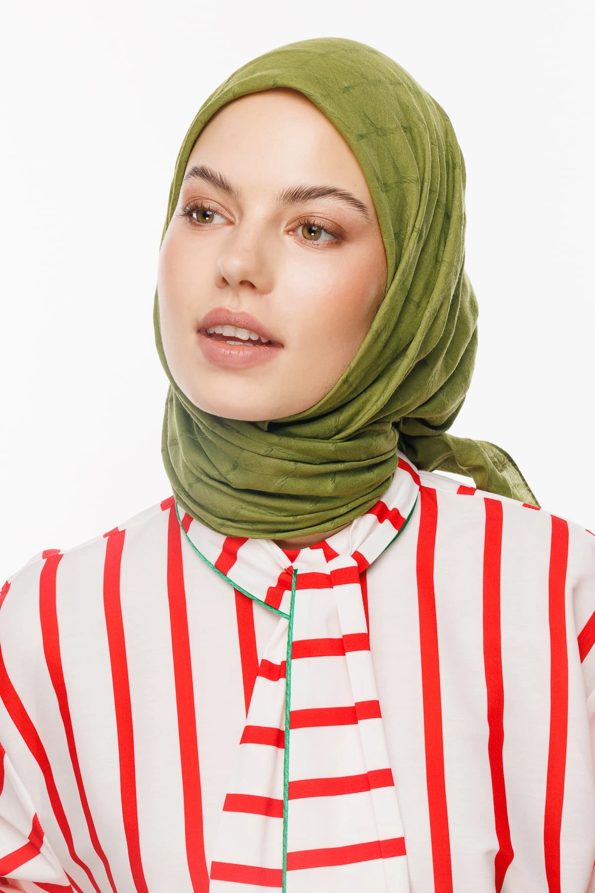 Toptan Bambu Jakar Eşarp - Yosun