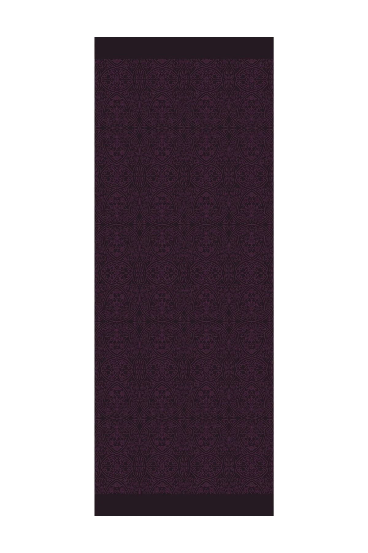 Morocco Pattern Double-Sided Shawl - Purple-Black