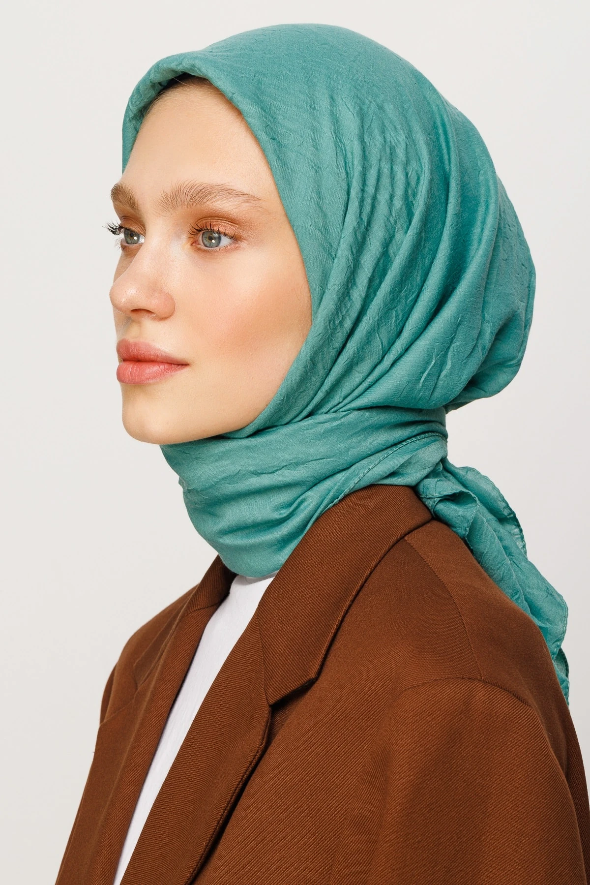 Toptan Bambu Eşarp - Mint Yeşili