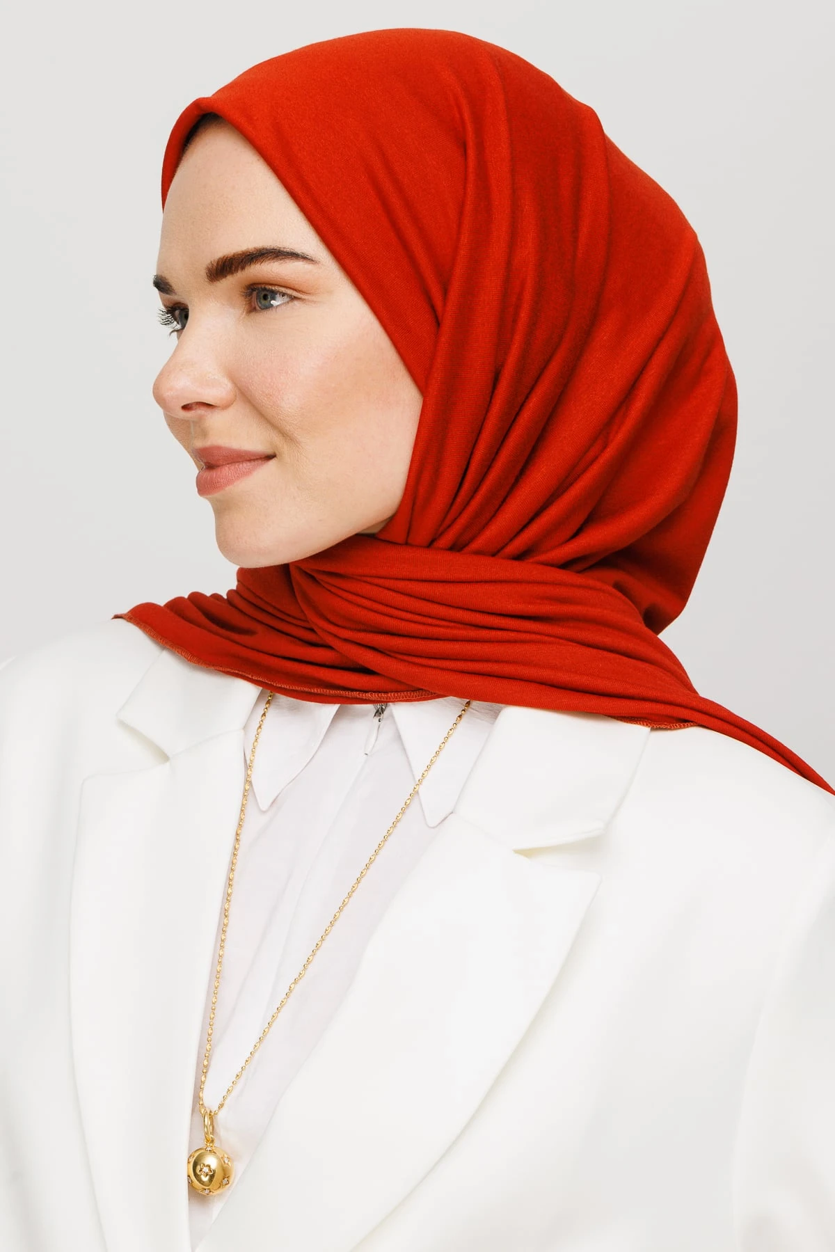 Toptan Penye Şal - Kiremit