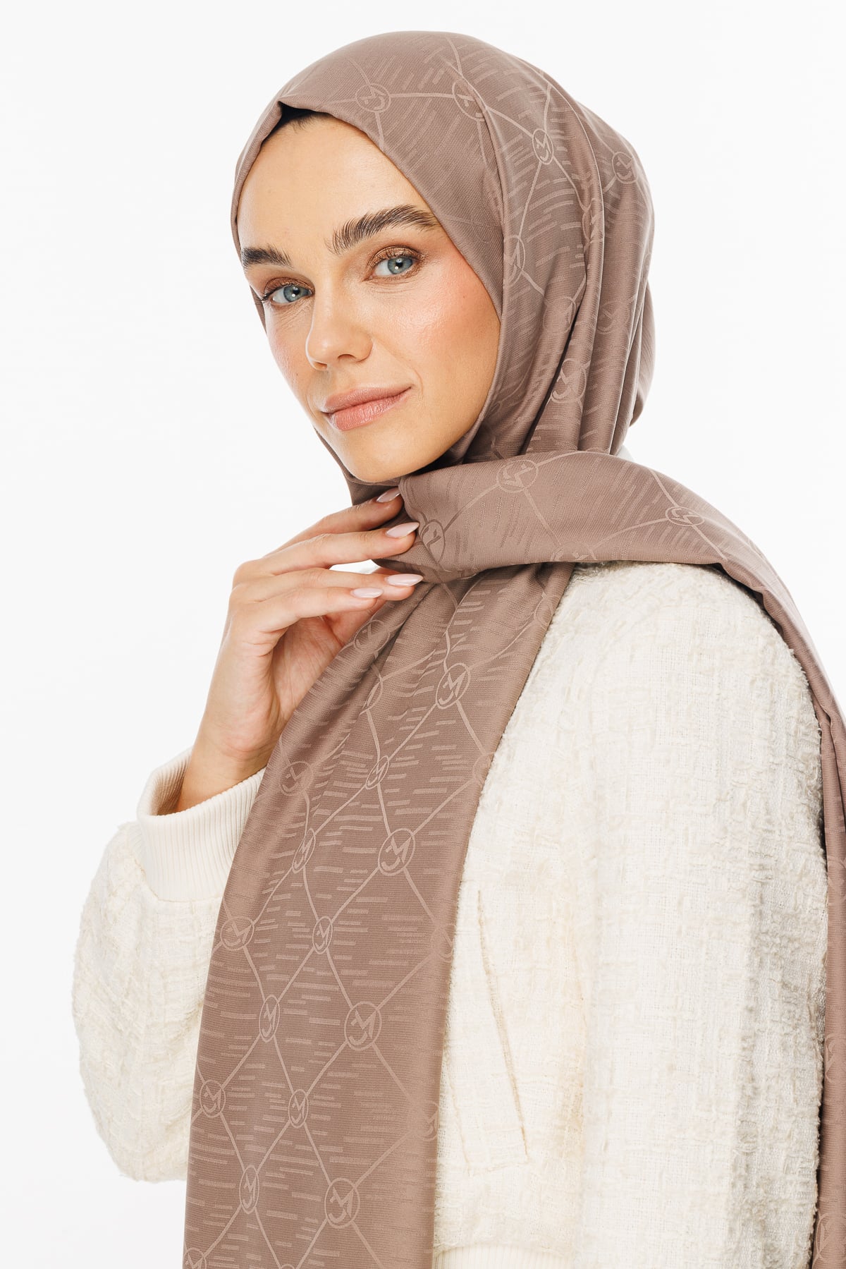 Toptan Moon Is Desen Jakar Şal - Kanyon