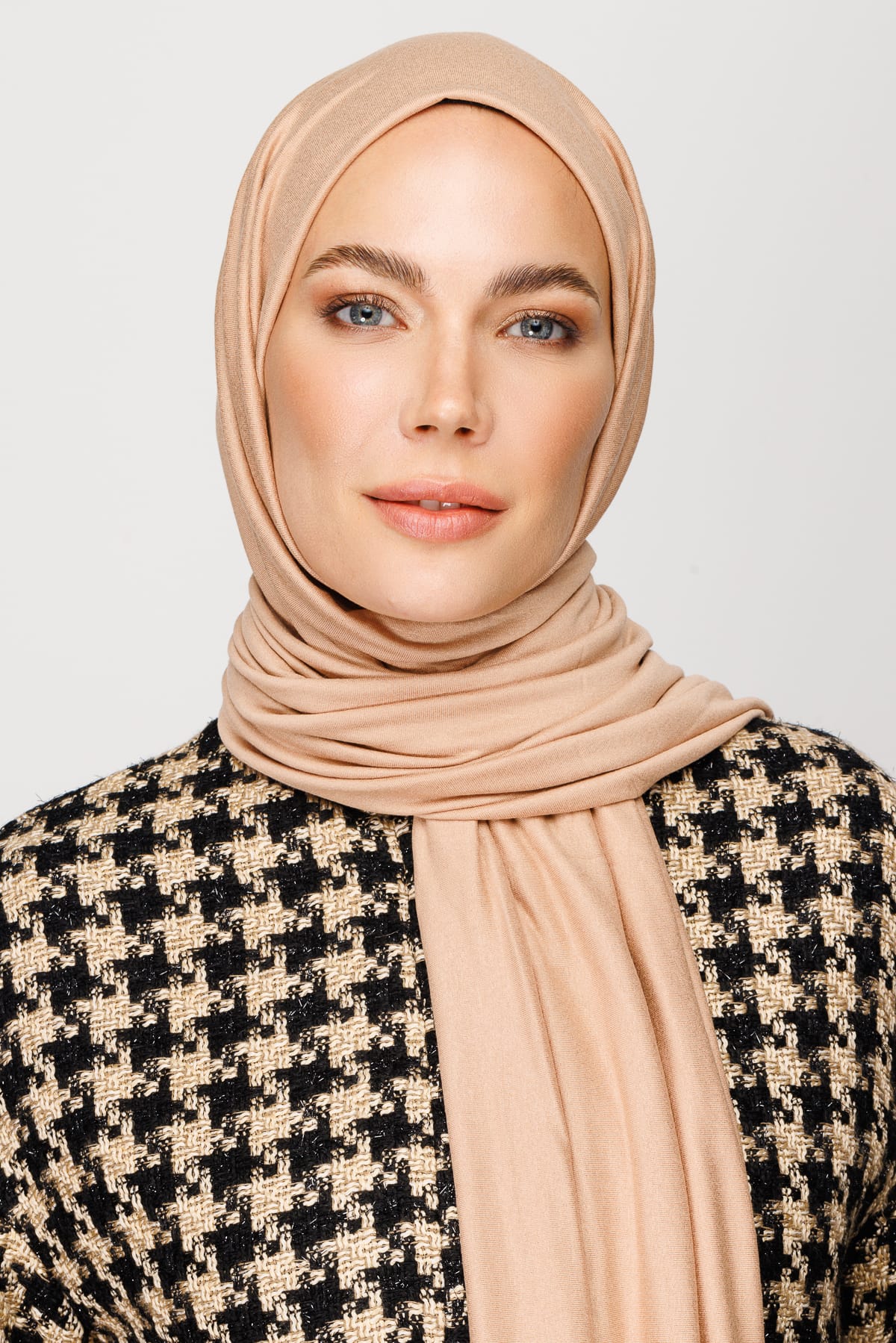 Toptan Penye Şal - Nude