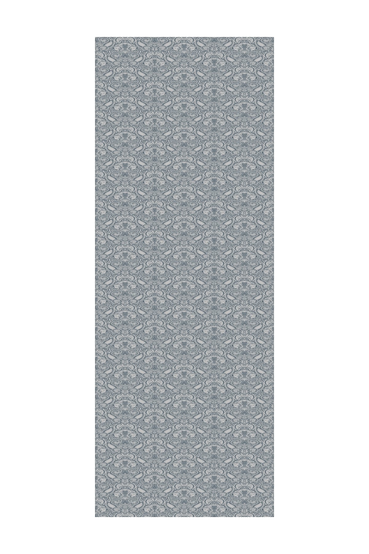 Toptan Moren Desen Shine Line Şal - Petrol Mavisi-Bej