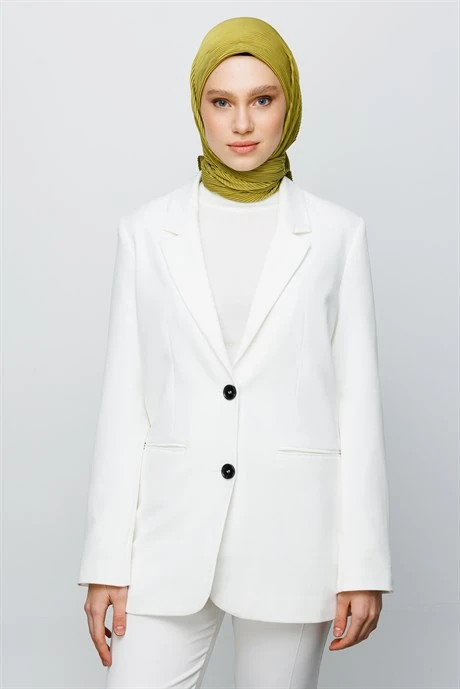 Pleated Scarf - Olive